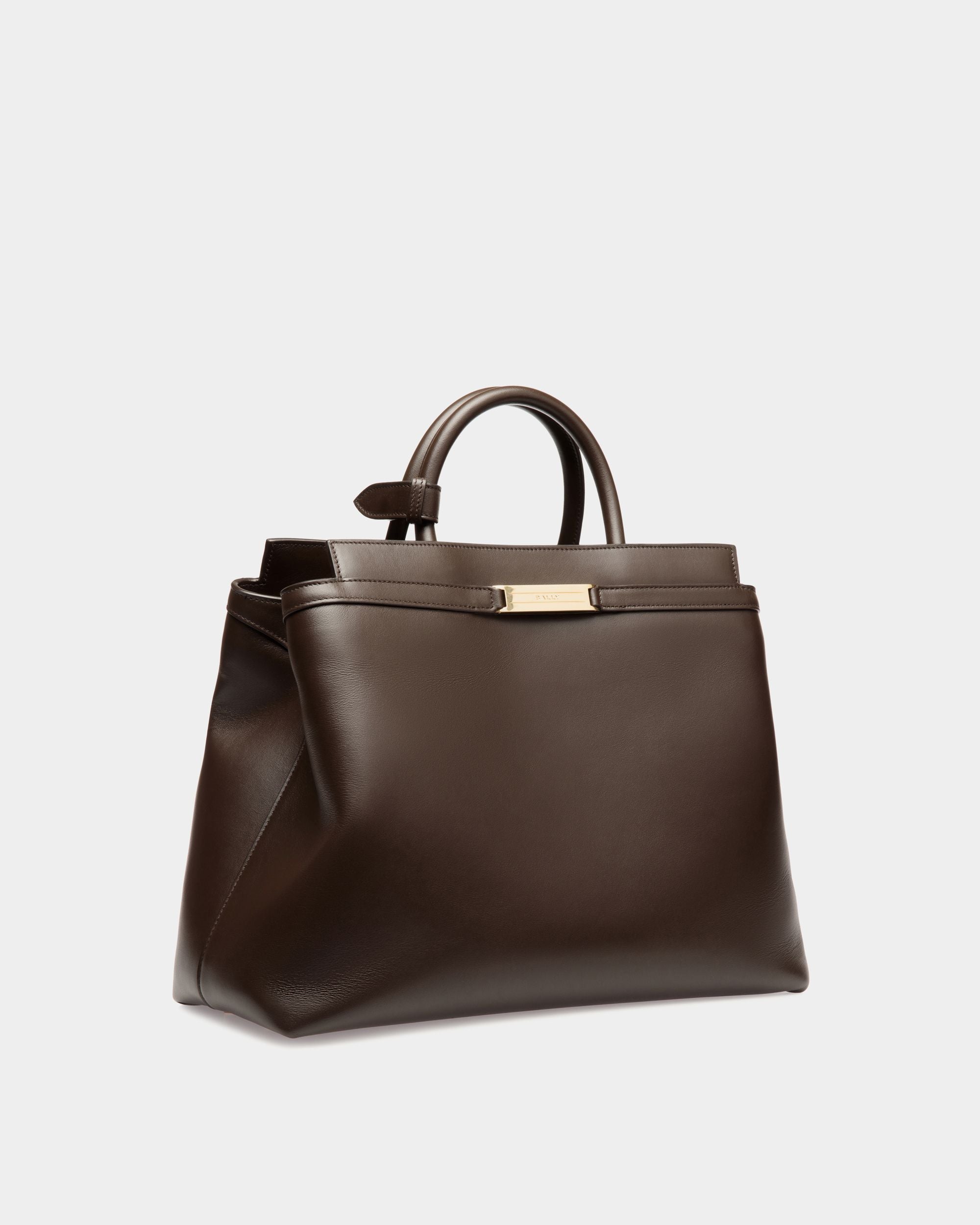 Bolso Tote Deco De Piel Ébano - Mujer - Bally - 04