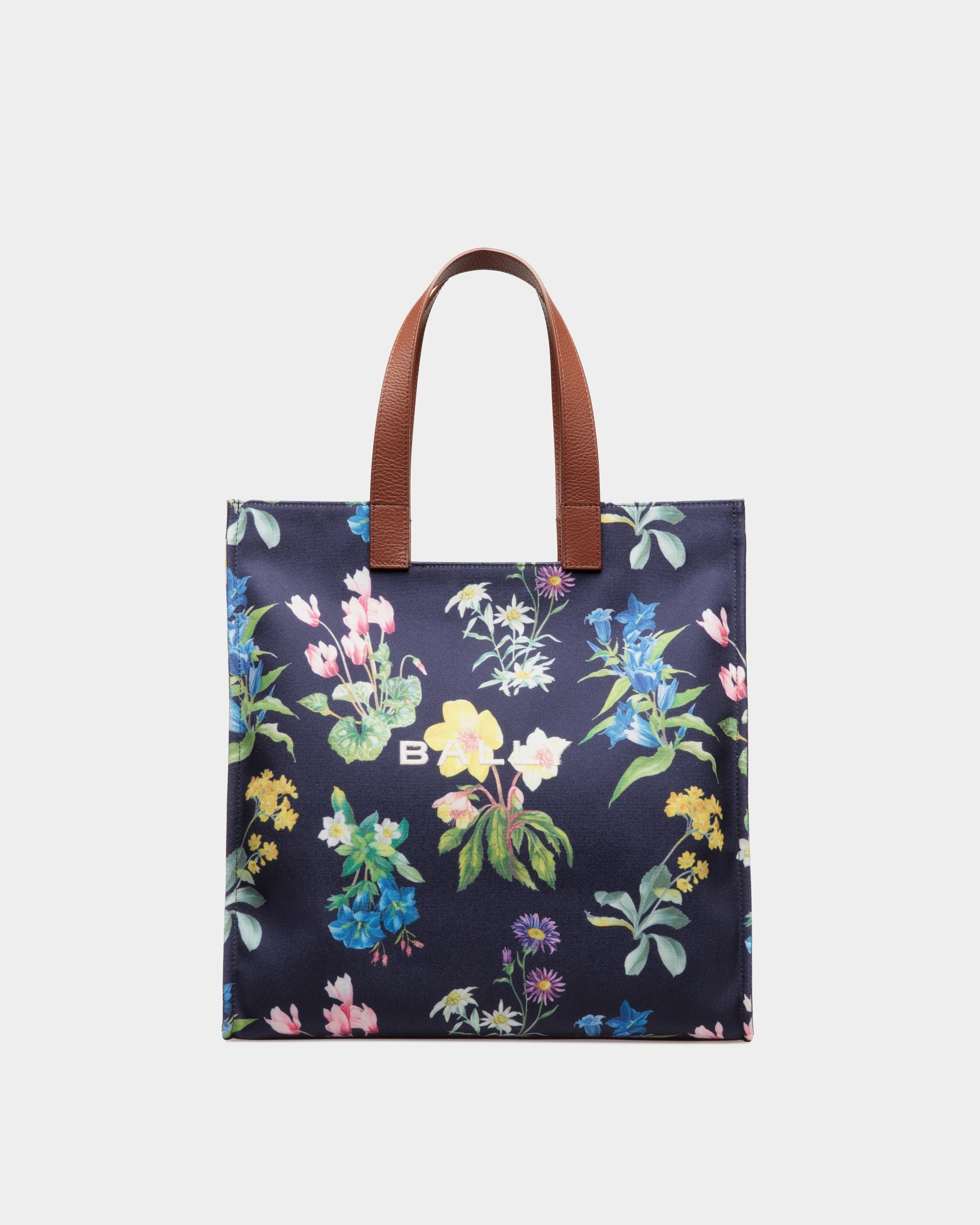 Easy Bally Tragetasche Für Damen Aus Canvas Und Leder Mit Mountain Flower-Print - Damen - Bally - 01