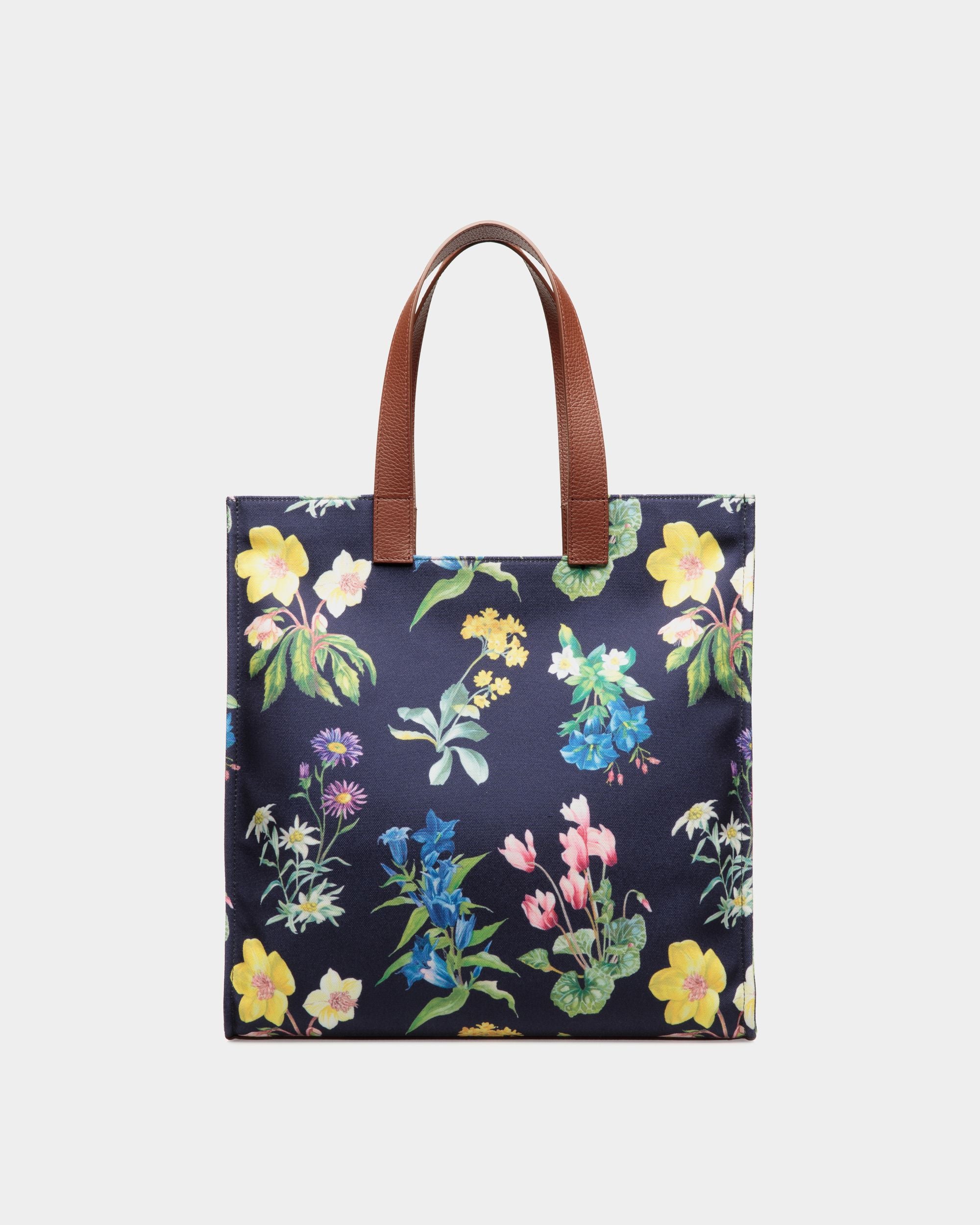 Easy Bally Tragetasche Für Damen Aus Canvas Und Leder Mit Mountain Flower-Print - Damen - Bally - 03