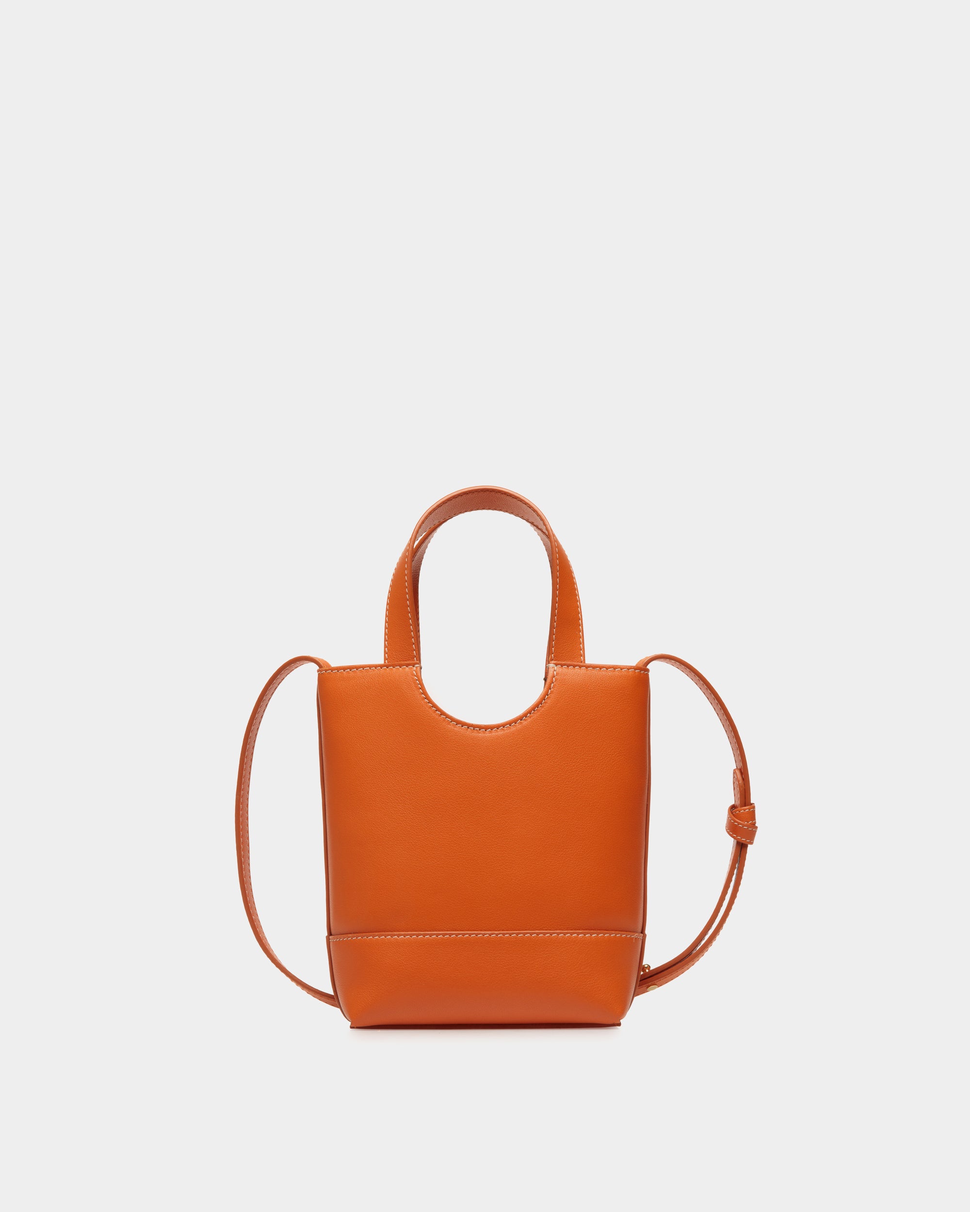 Petit Sac Cabas Easy Bally En Cuir Koi Orange - Femme - Bally - 02