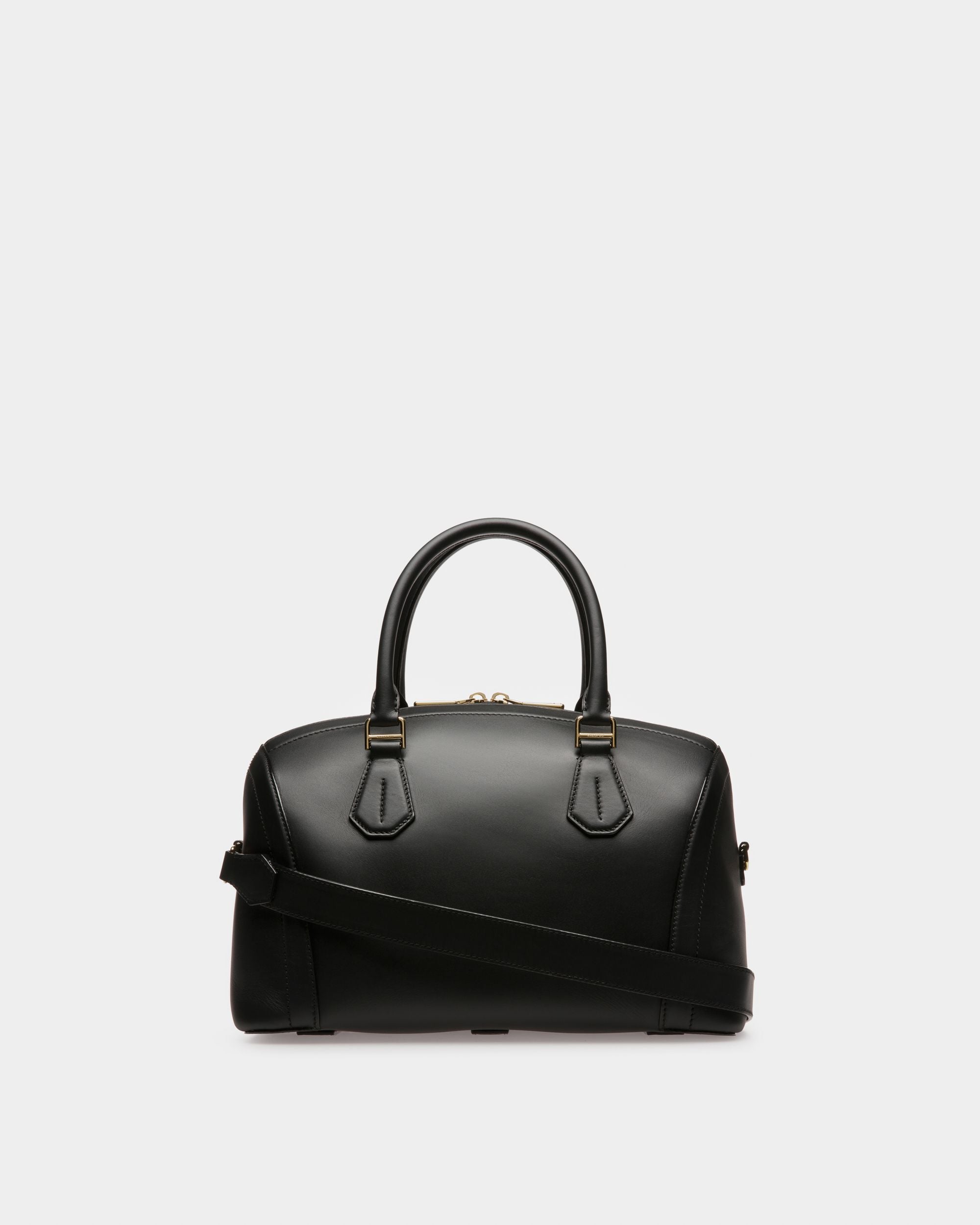 Saffi Sac À Main En Cuir Noir - Femme - Bally - 02