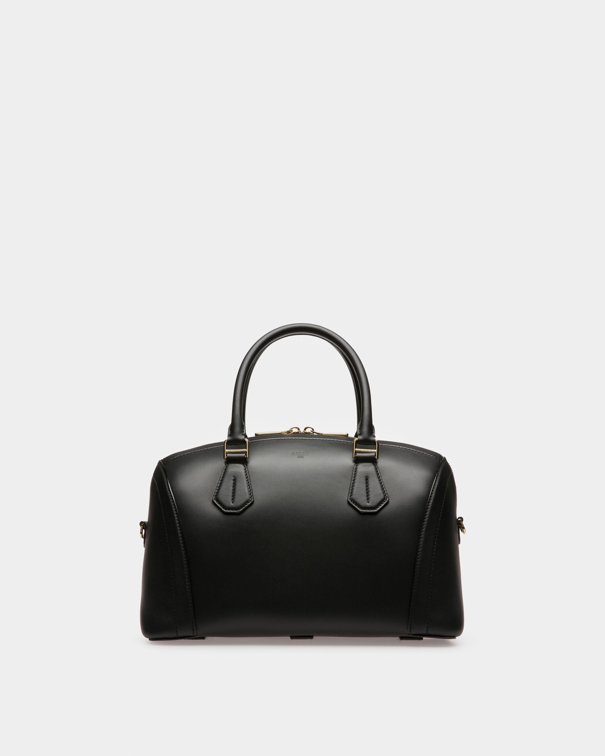 Saffi Sac À Main En Cuir Noir - Femme - Bally - 05