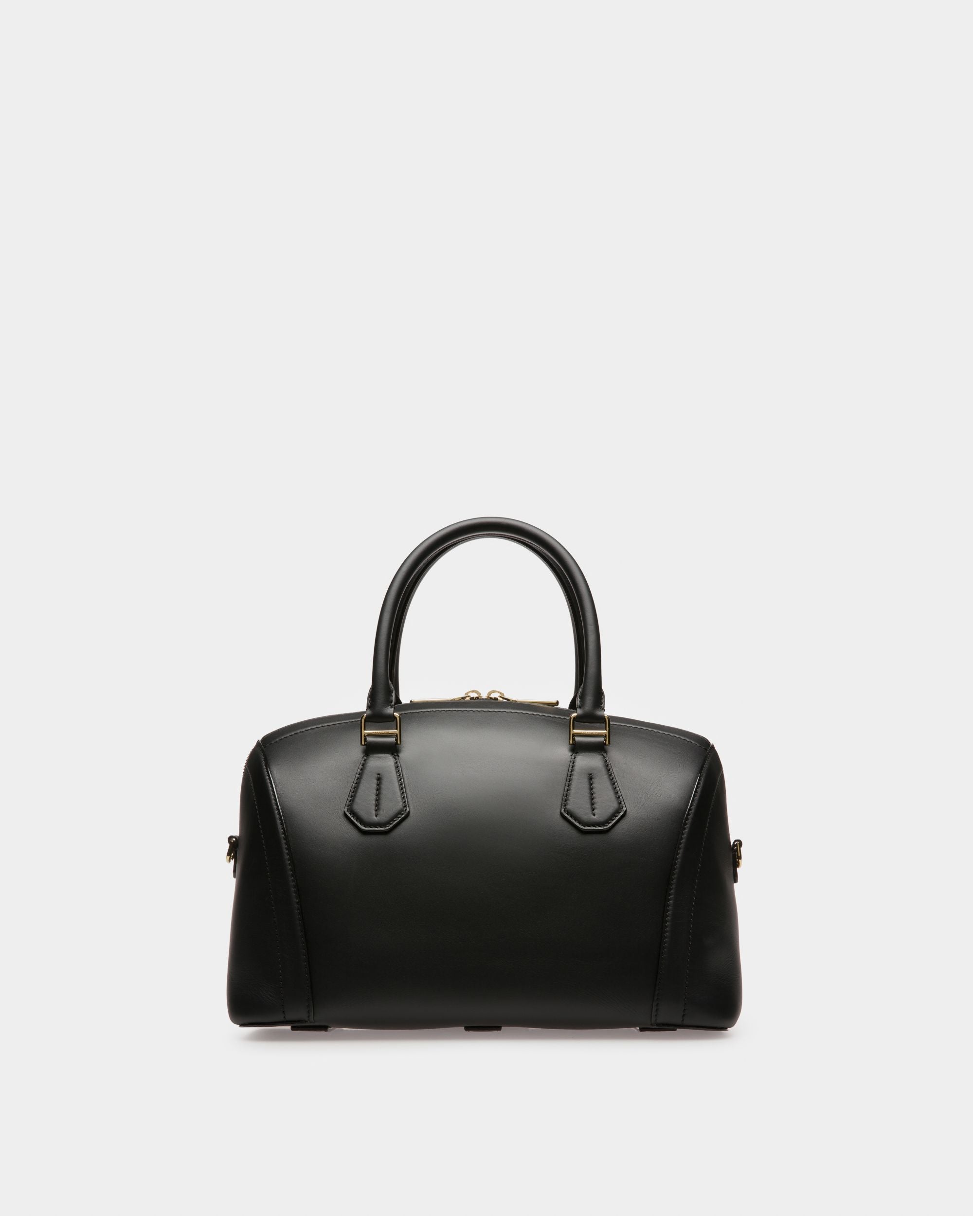 Saffi Sac À Main En Cuir Noir - Femme - Bally - 06