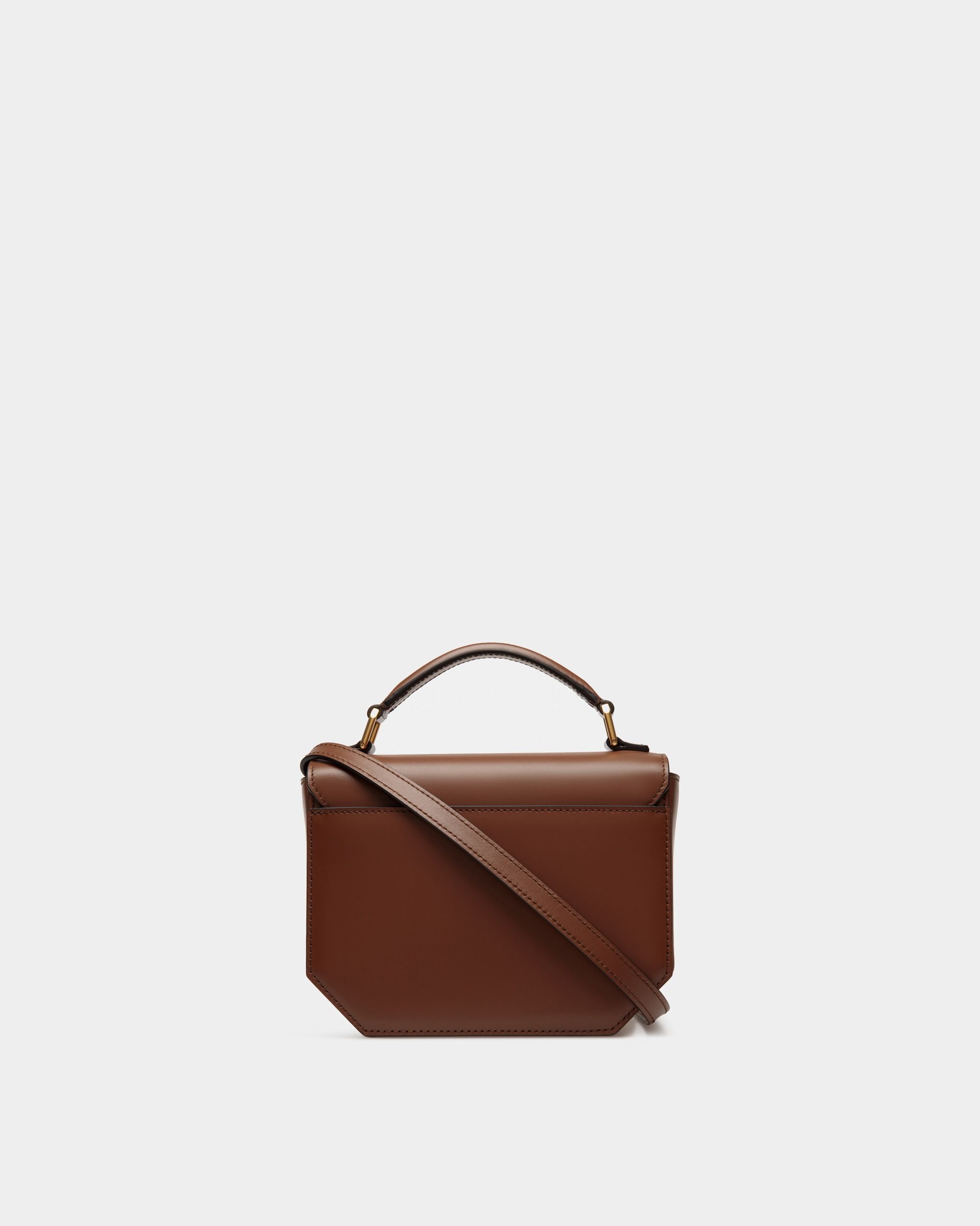 Emblem Minibag Aus Braunem Leder - Damen - Bally - 02