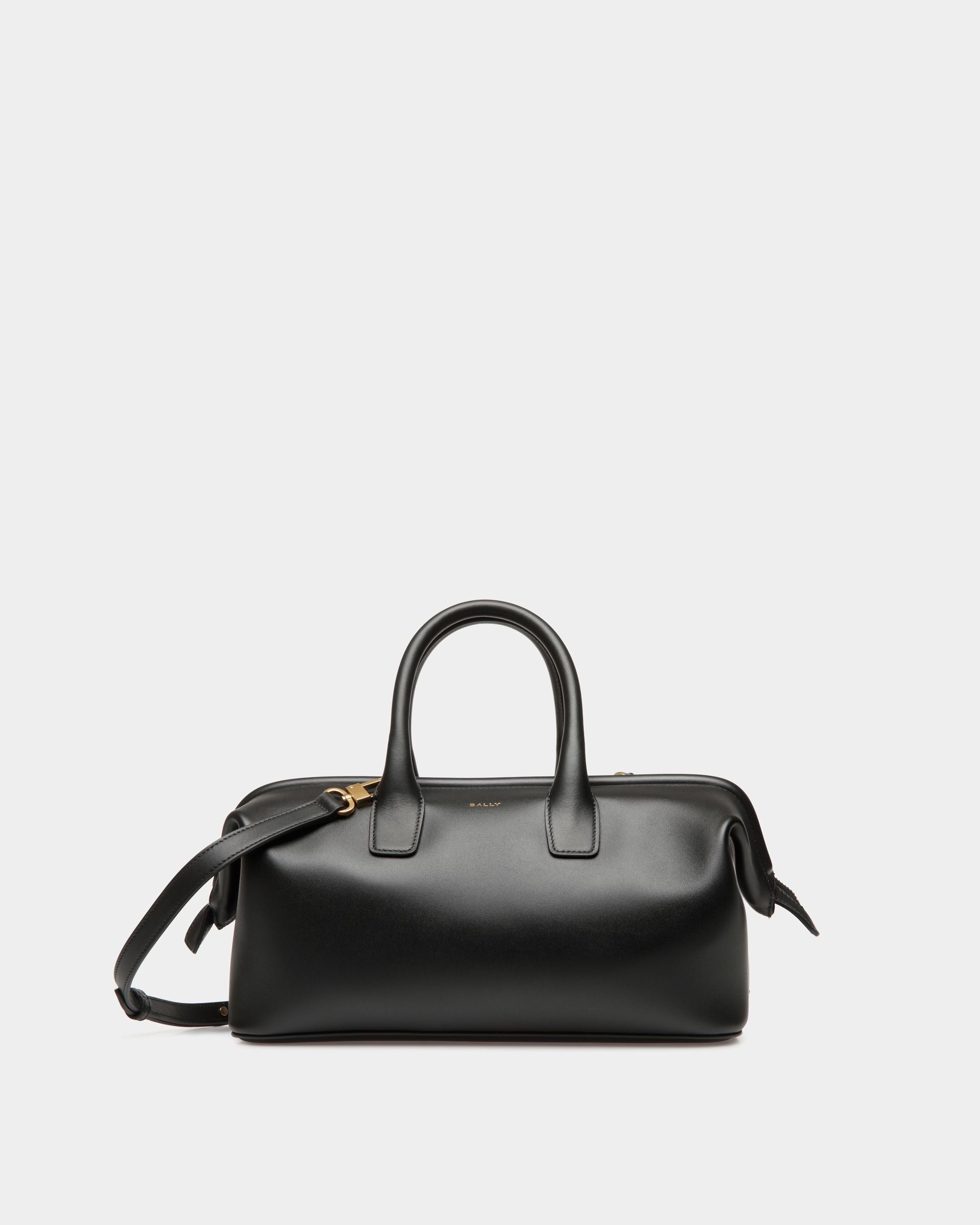 Bolso De Mano Pequeño Belle De Piel Negra - Mujer - Bally - 01