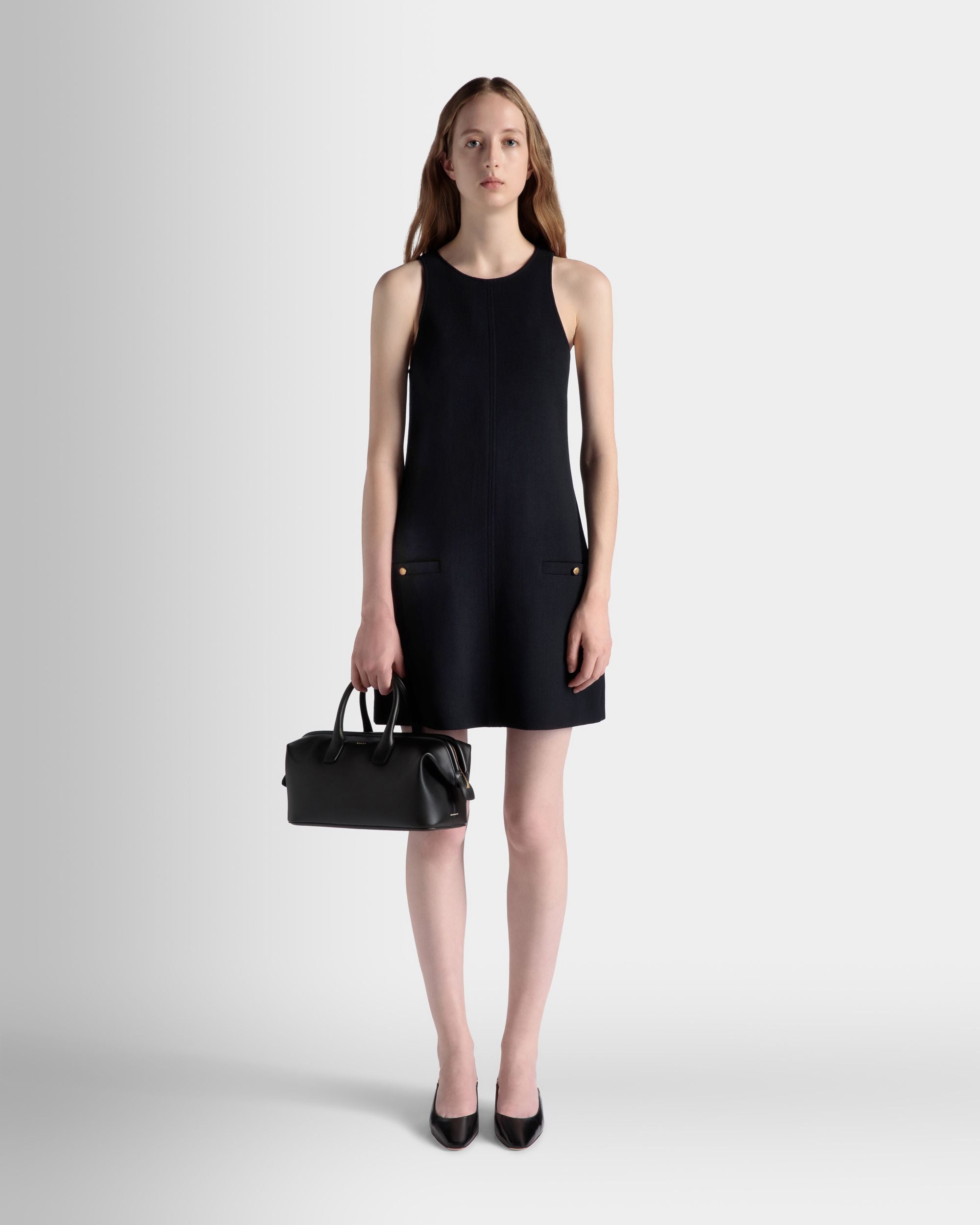 Bolso De Mano Pequeño Belle De Piel Negra - Mujer - Bally - 02