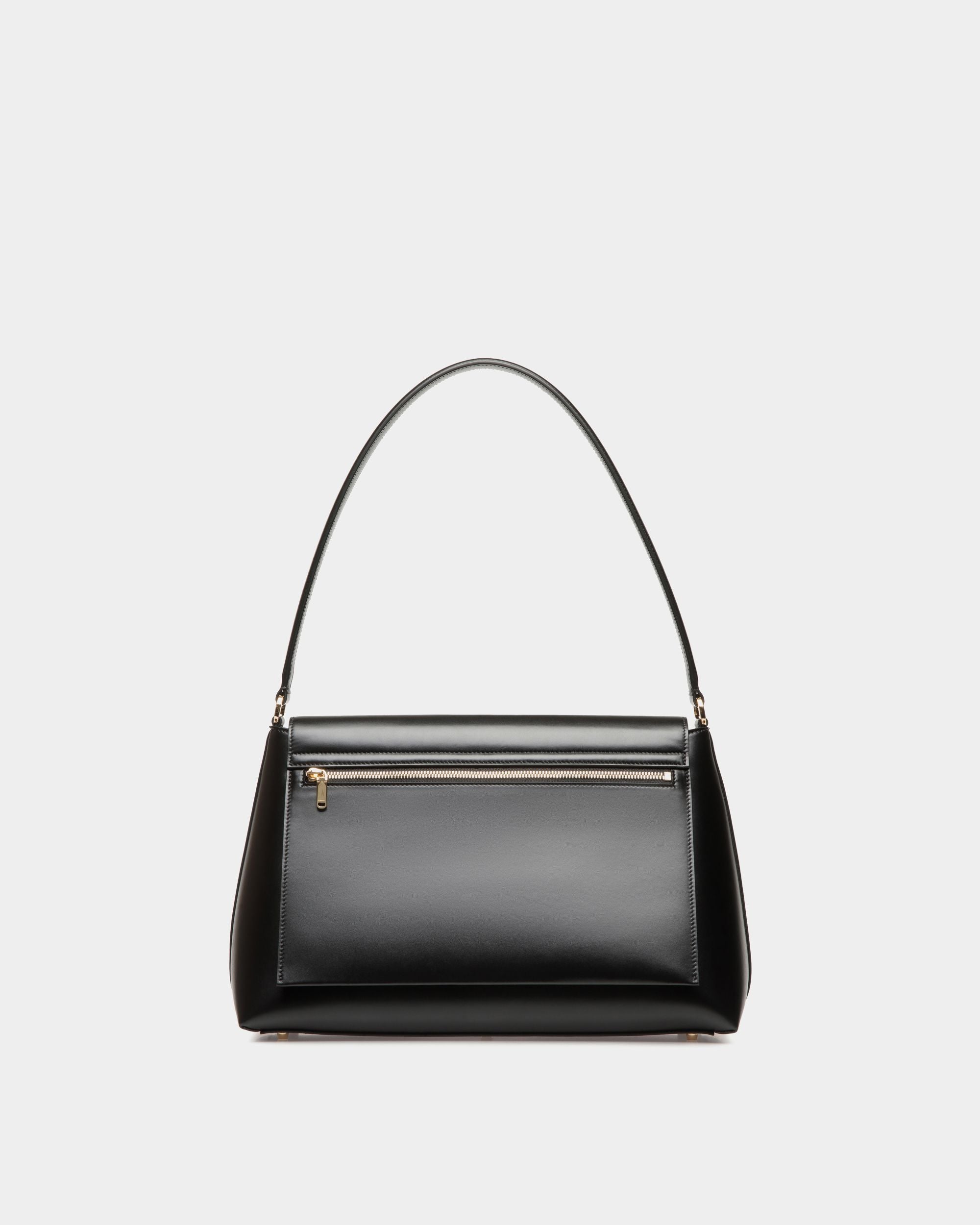 Ollam Schultertasche Aus Leder In Schwarz - Damen - Bally - 03