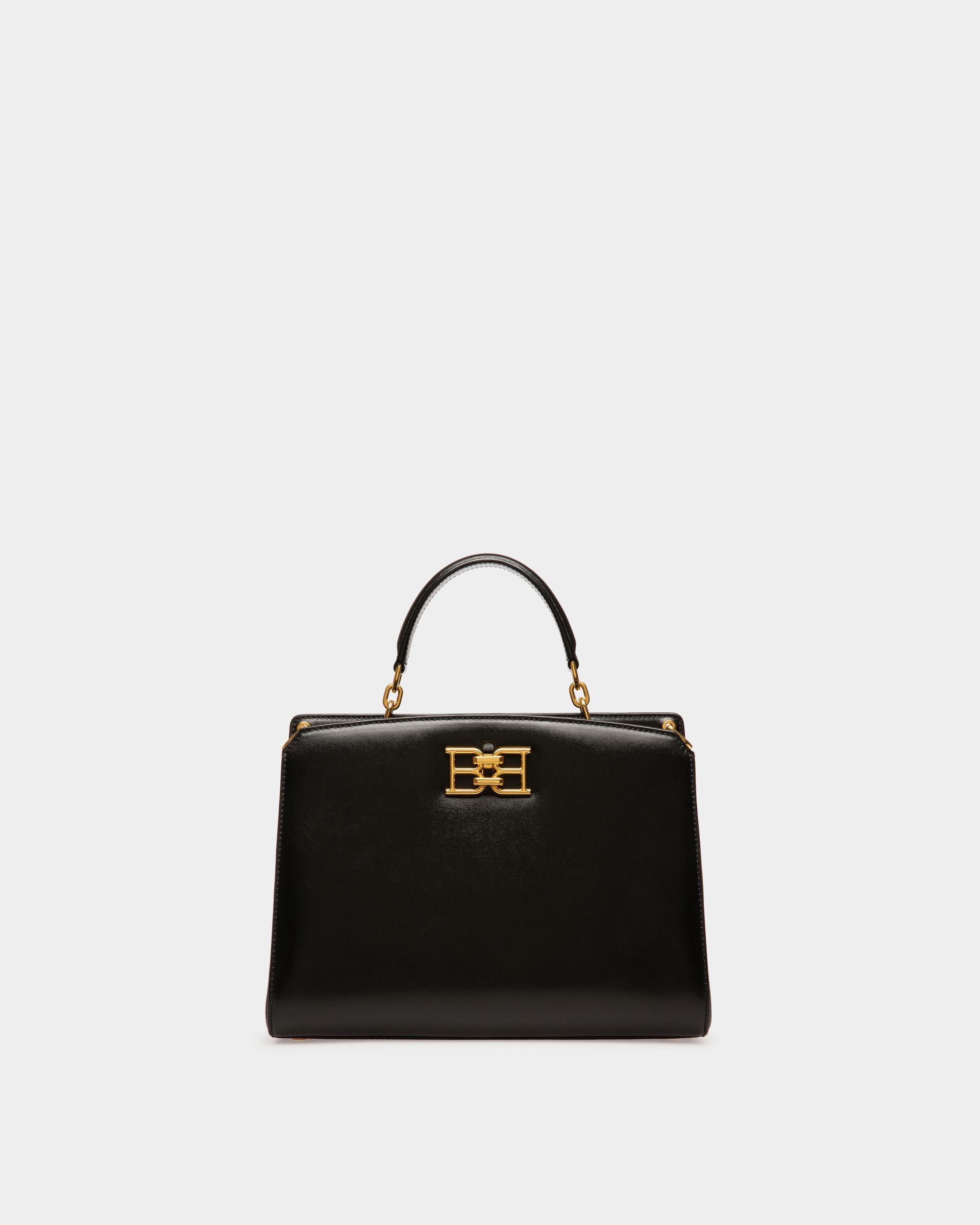 Bonnye Sac À Main En Cuir Noir - Femme - Bally - 01