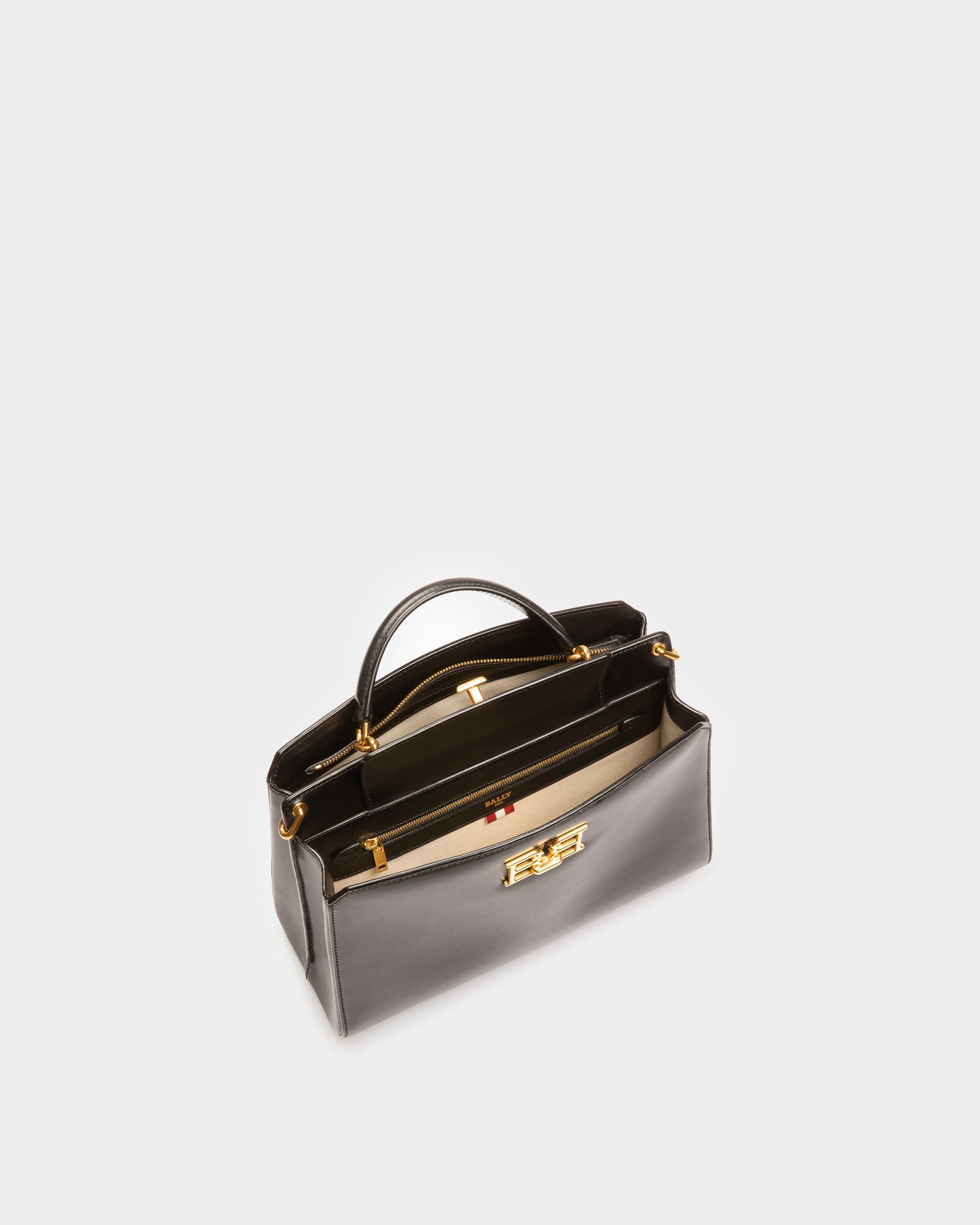 Bonnye Sac À Main En Cuir Noir - Femme - Bally - 04
