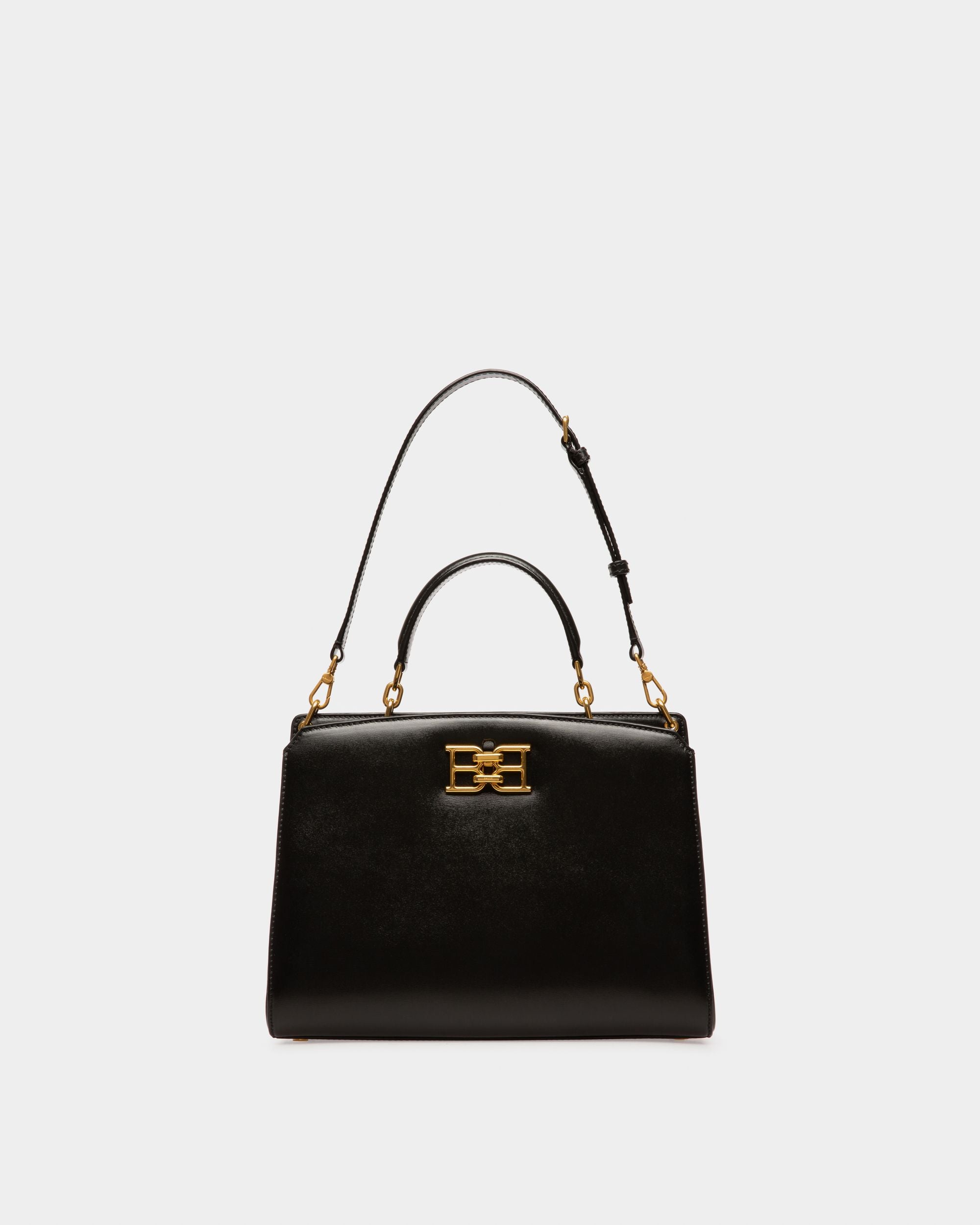 Bonnye Sac À Main En Cuir Noir - Femme - Bally - 06