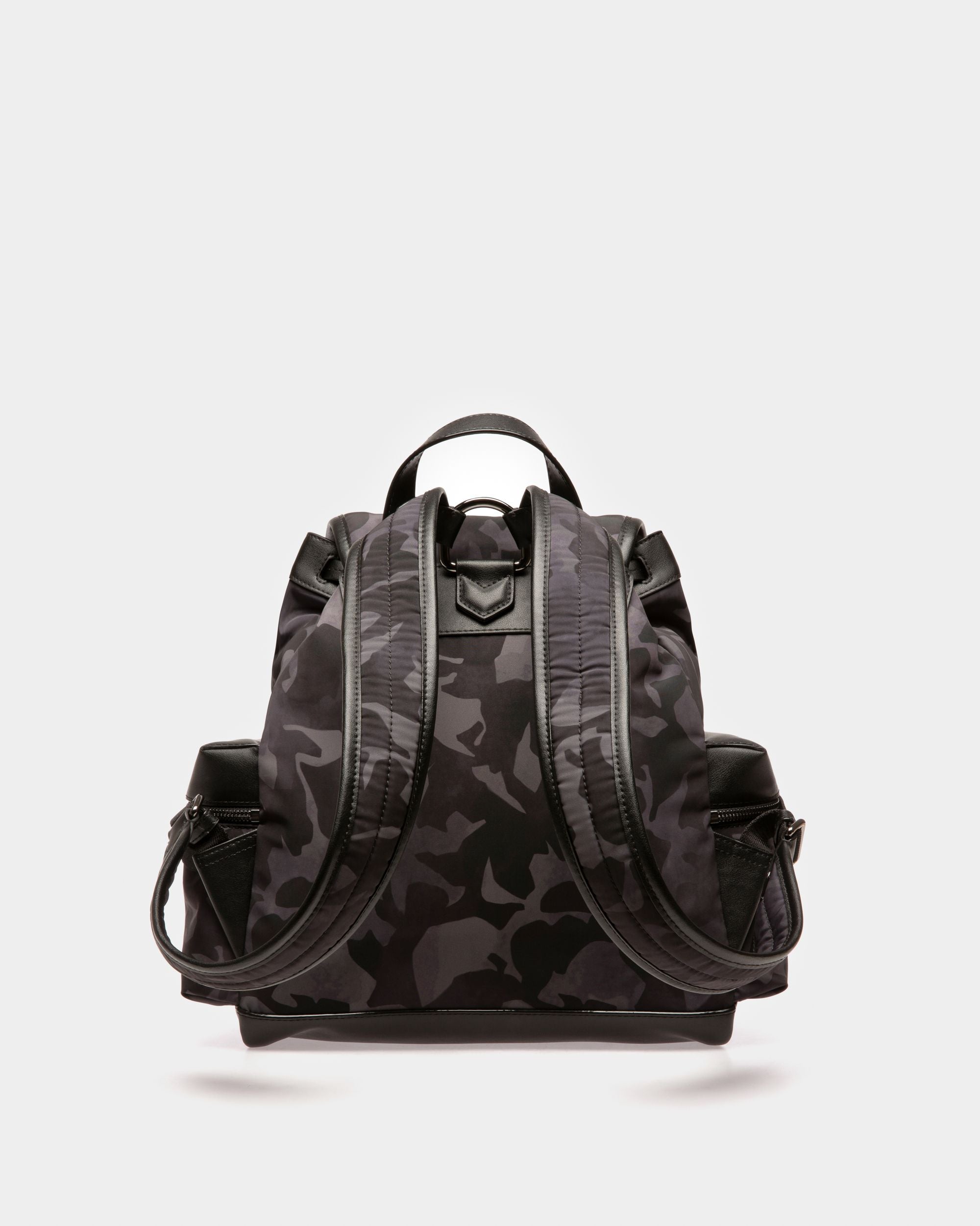 Cliford Sac À Dos En Nylon Recyclé Noir - Femme - Bally - 03