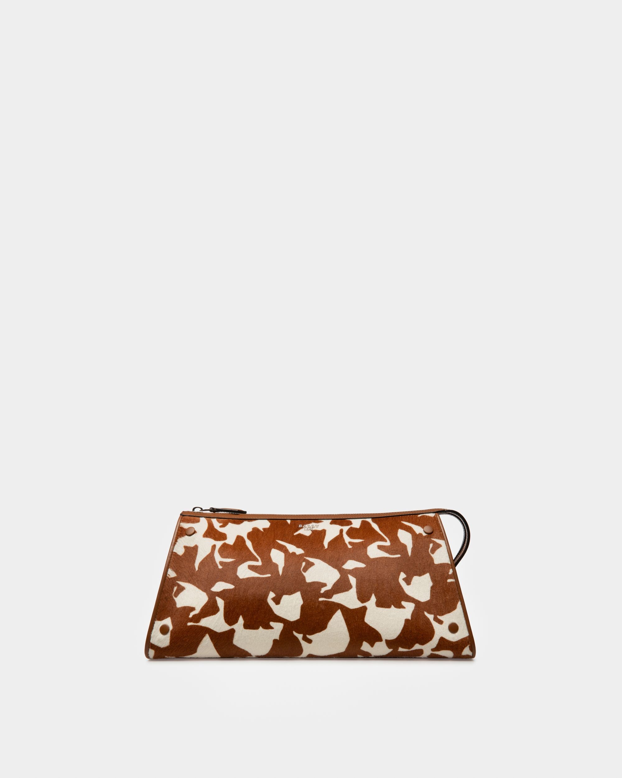 Arieel Mini-Sac En Cuir Marron Et Blanc - Femme - Bally - 01