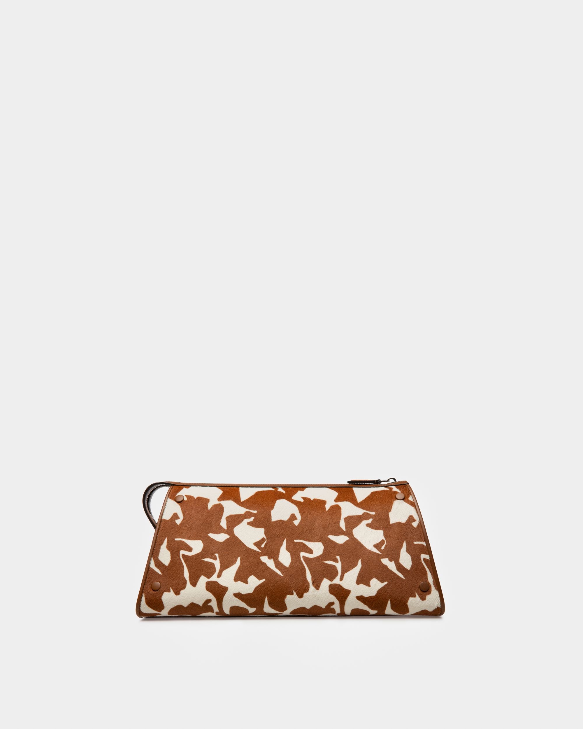 Arieel Mini-Sac En Cuir Marron Et Blanc - Femme - Bally - 03