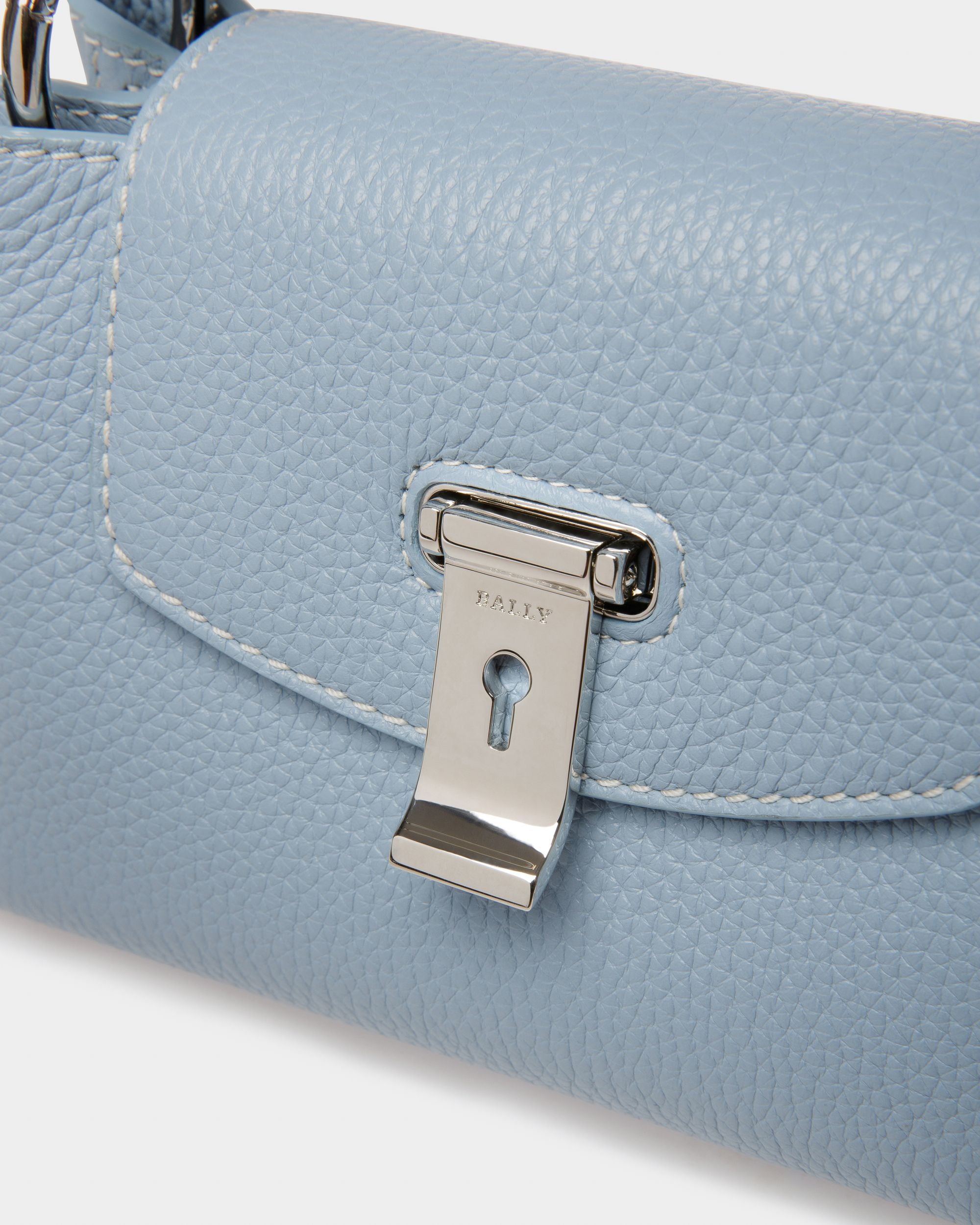 Layka Xs Leder-Minibag In Hellblau - Damen - Bally - 05