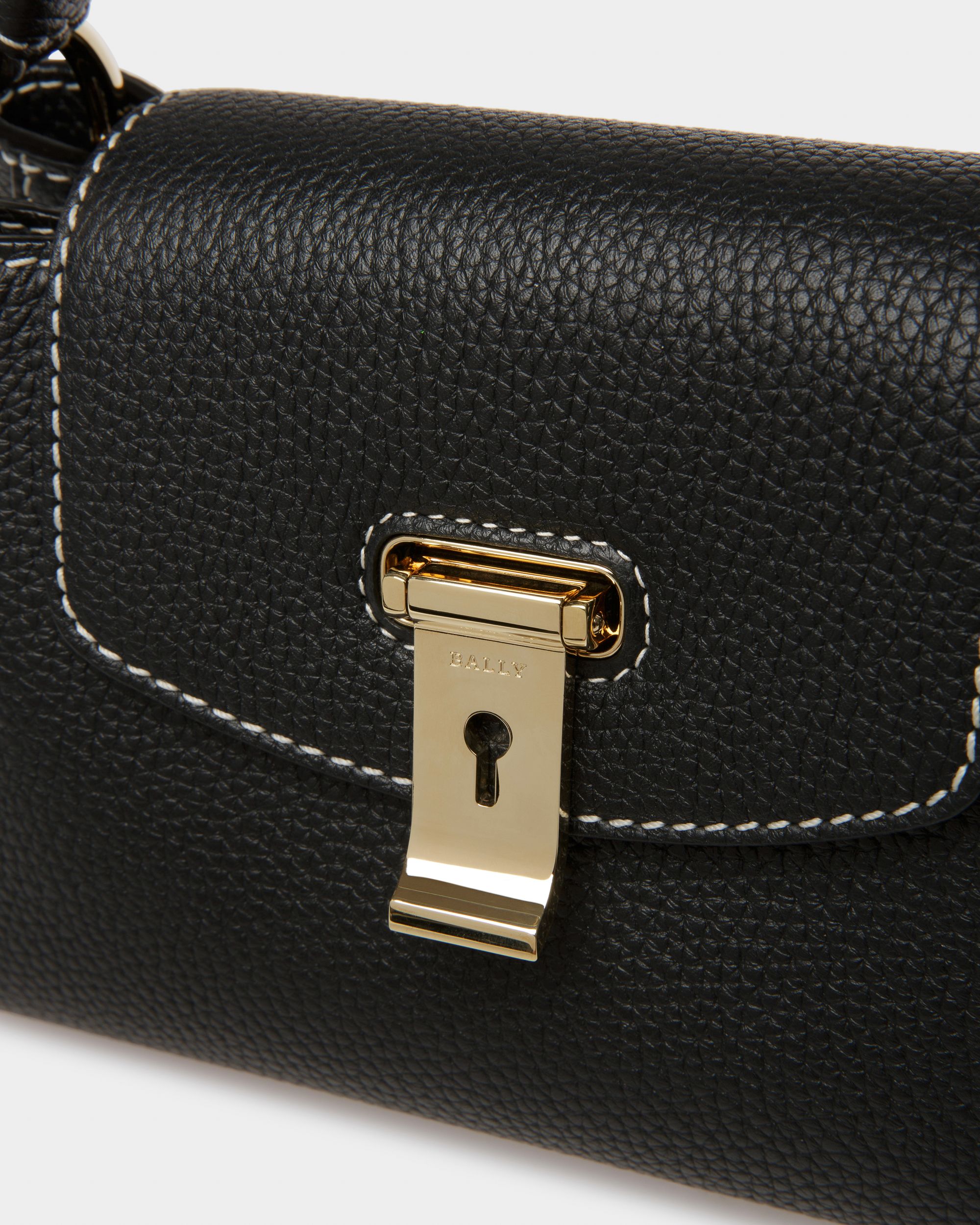 Layka Xs Mini Sac En Cuir Noir - Femme - Bally - 06