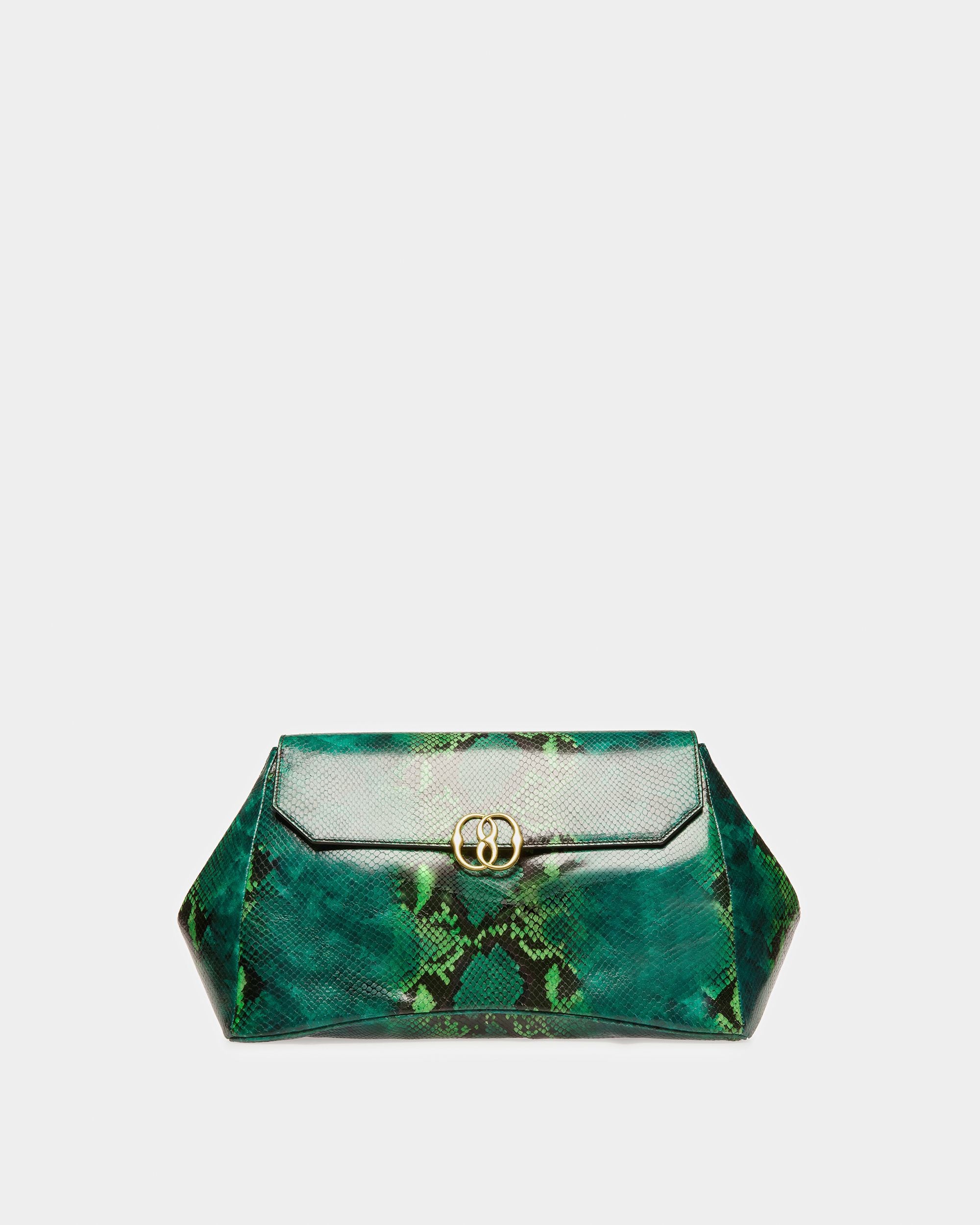 Emblem Maxi-Clutch Mit Python-Print - Damen - Bally - 01