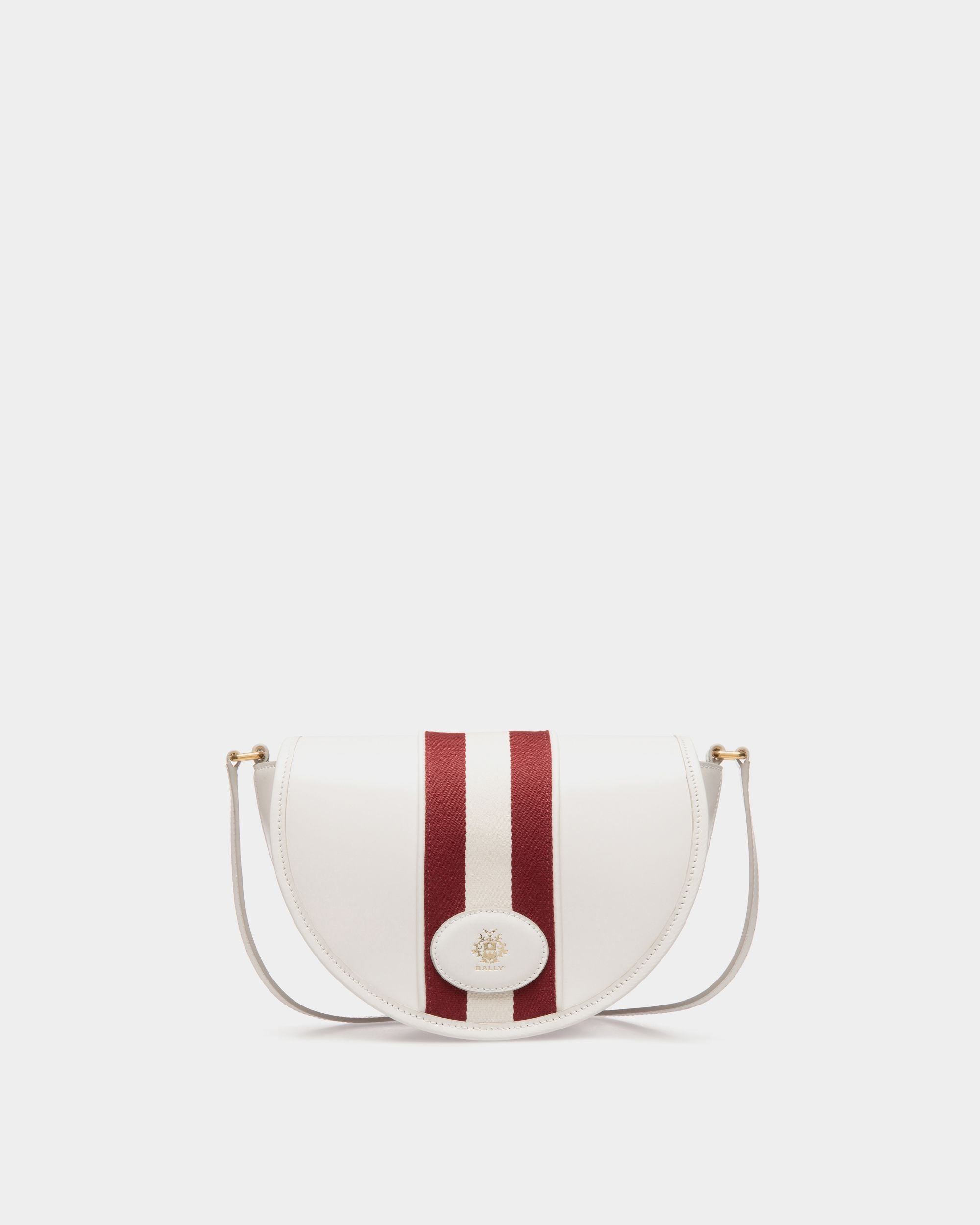 Signature Minibag In White  Leather - Mujer - Bally - 01