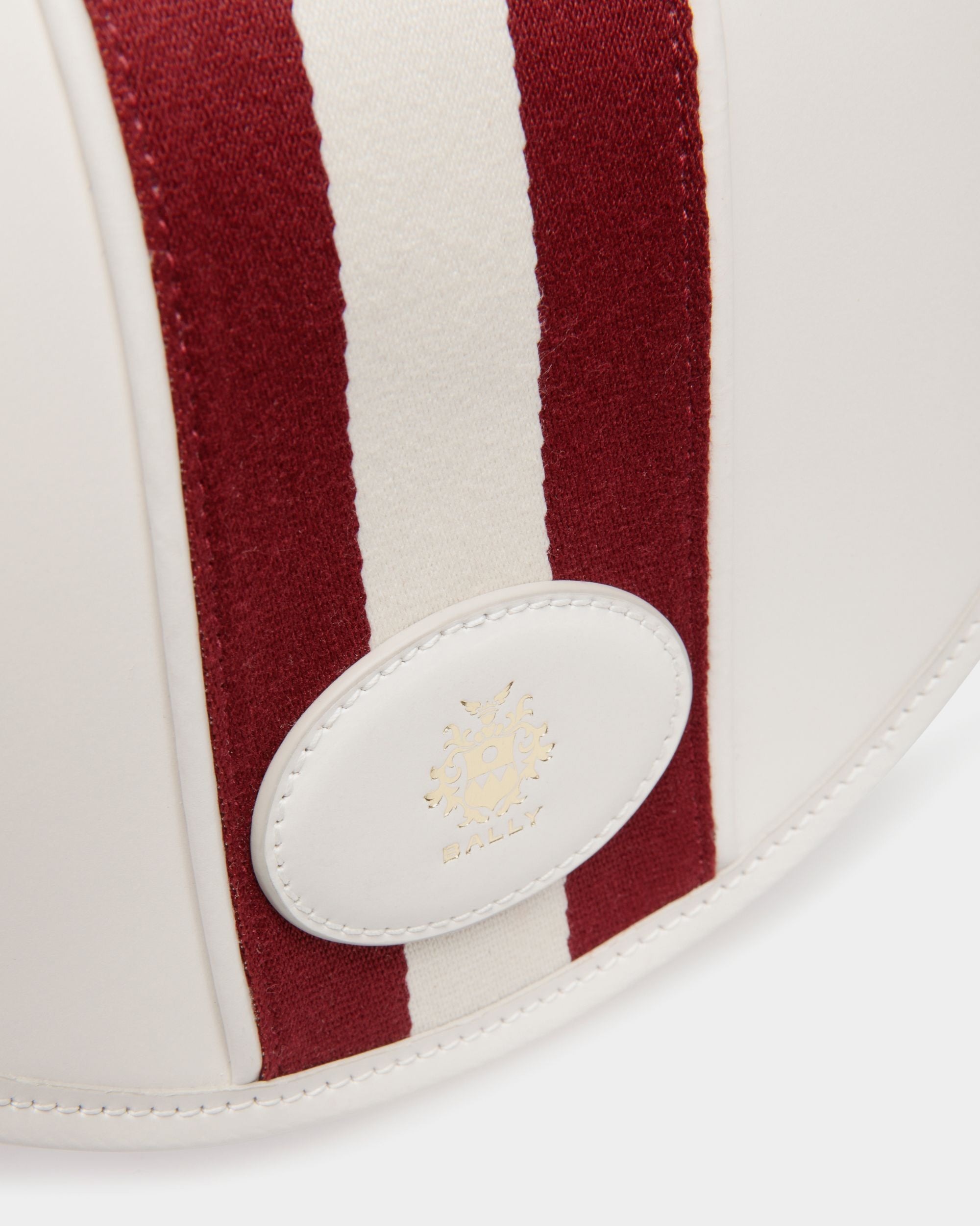 Signature Minibag In White  Leather - Mujer - Bally - 05