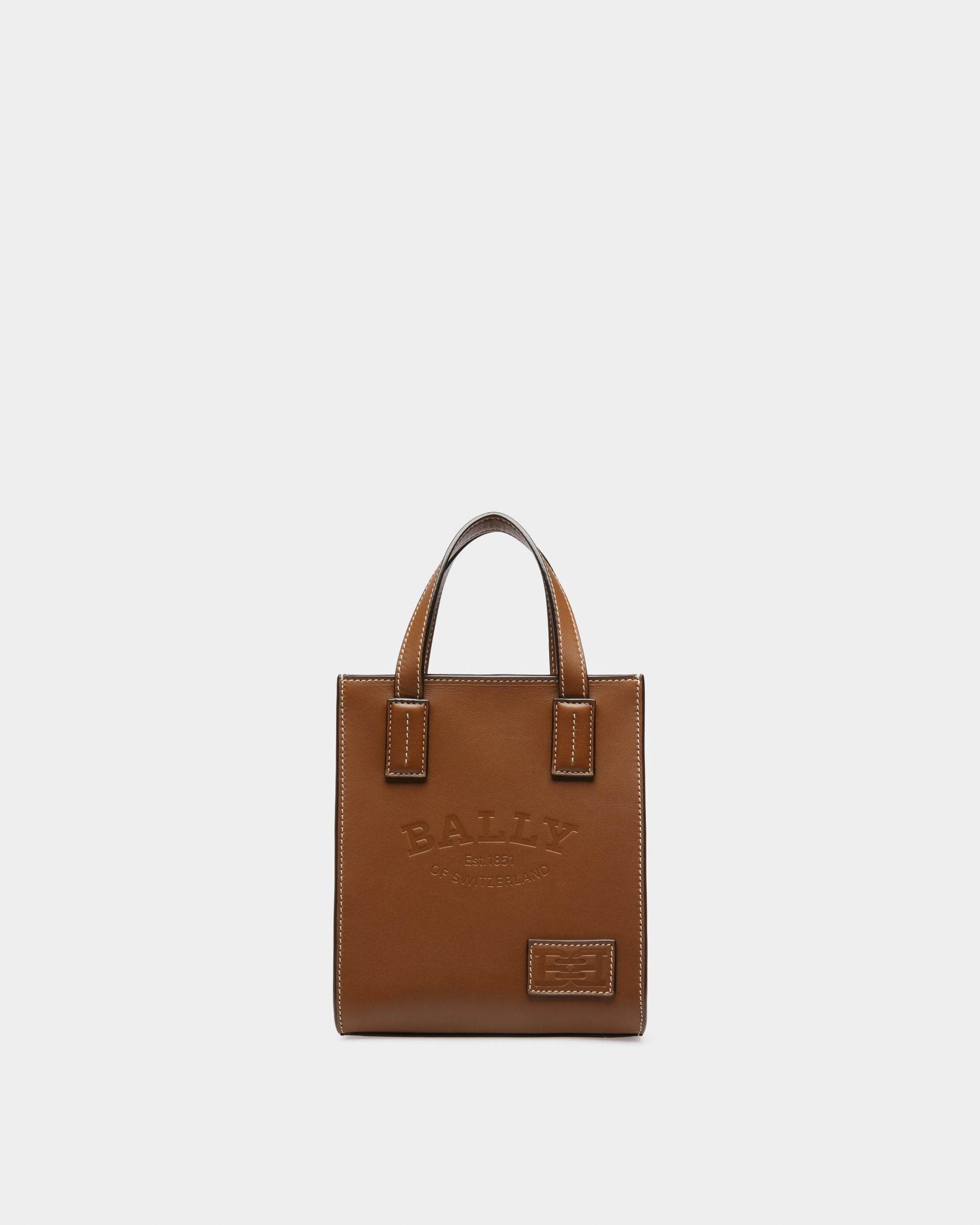 Crystalia Xs Mini-Sac En Cuir Marron - Femme - Bally - 01