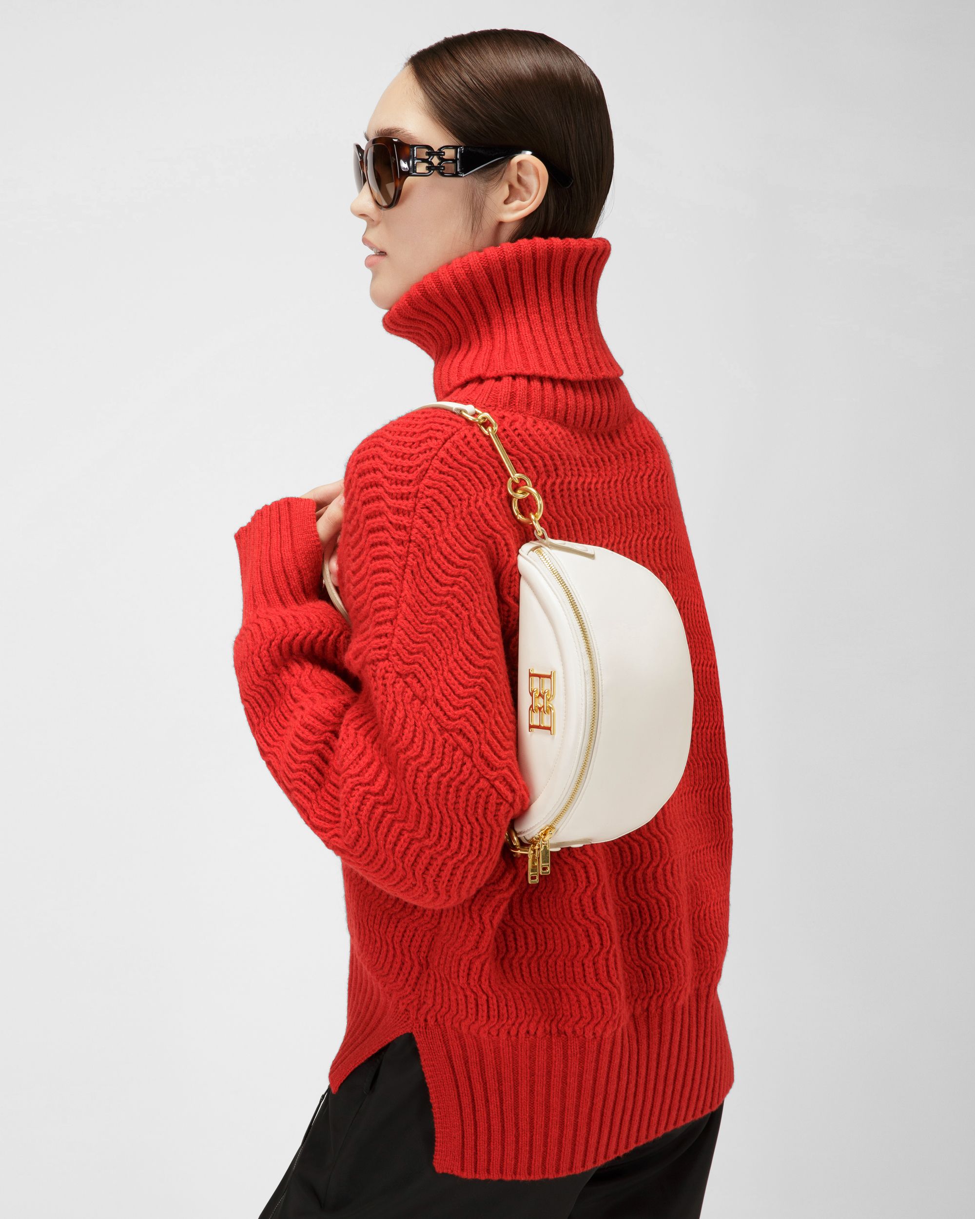 Breen Mini-Sac En Cuir Ivoire - Femme - Bally - 02