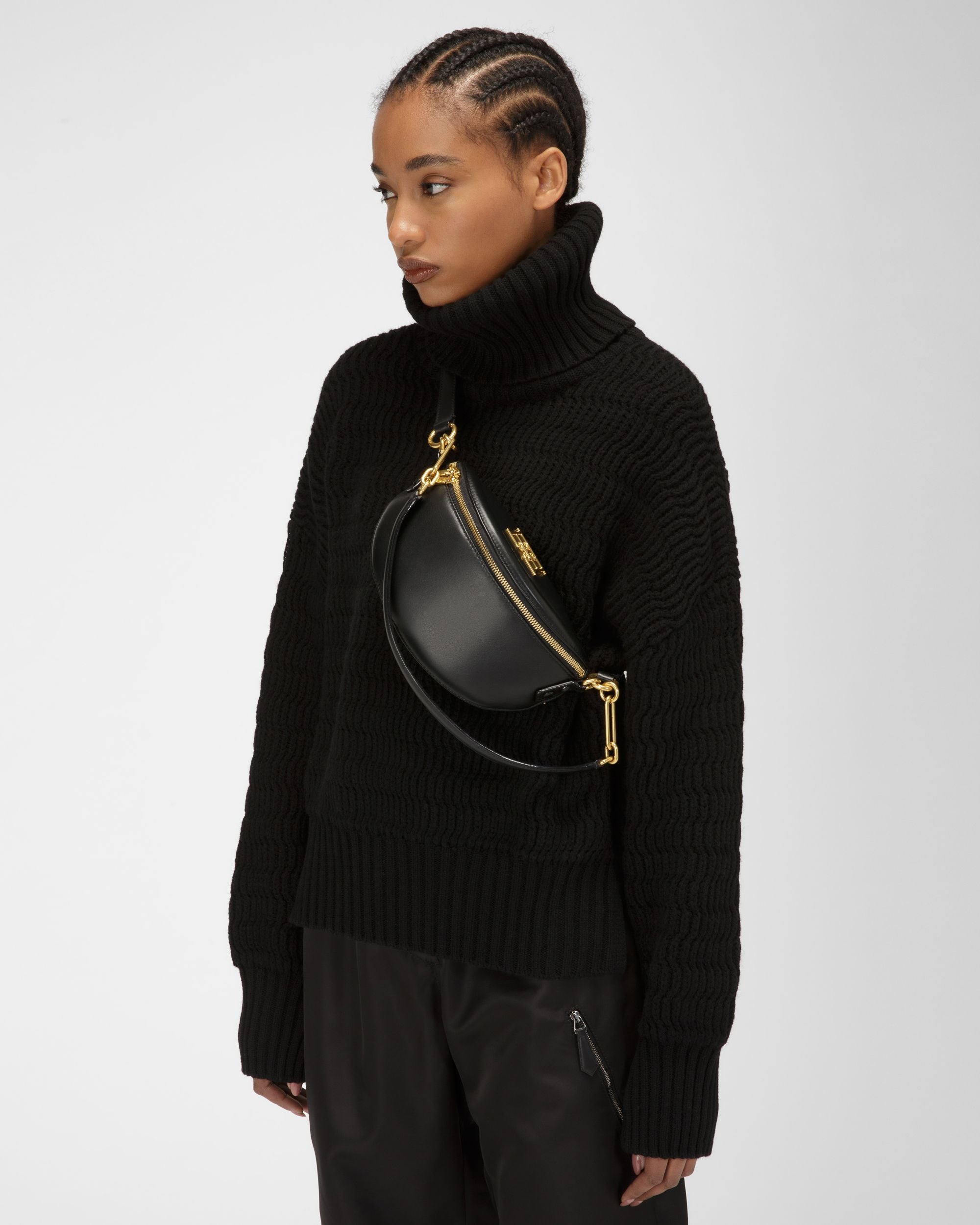 Breen Mini-Sac En Cuir Noir - Femme - Bally - 02