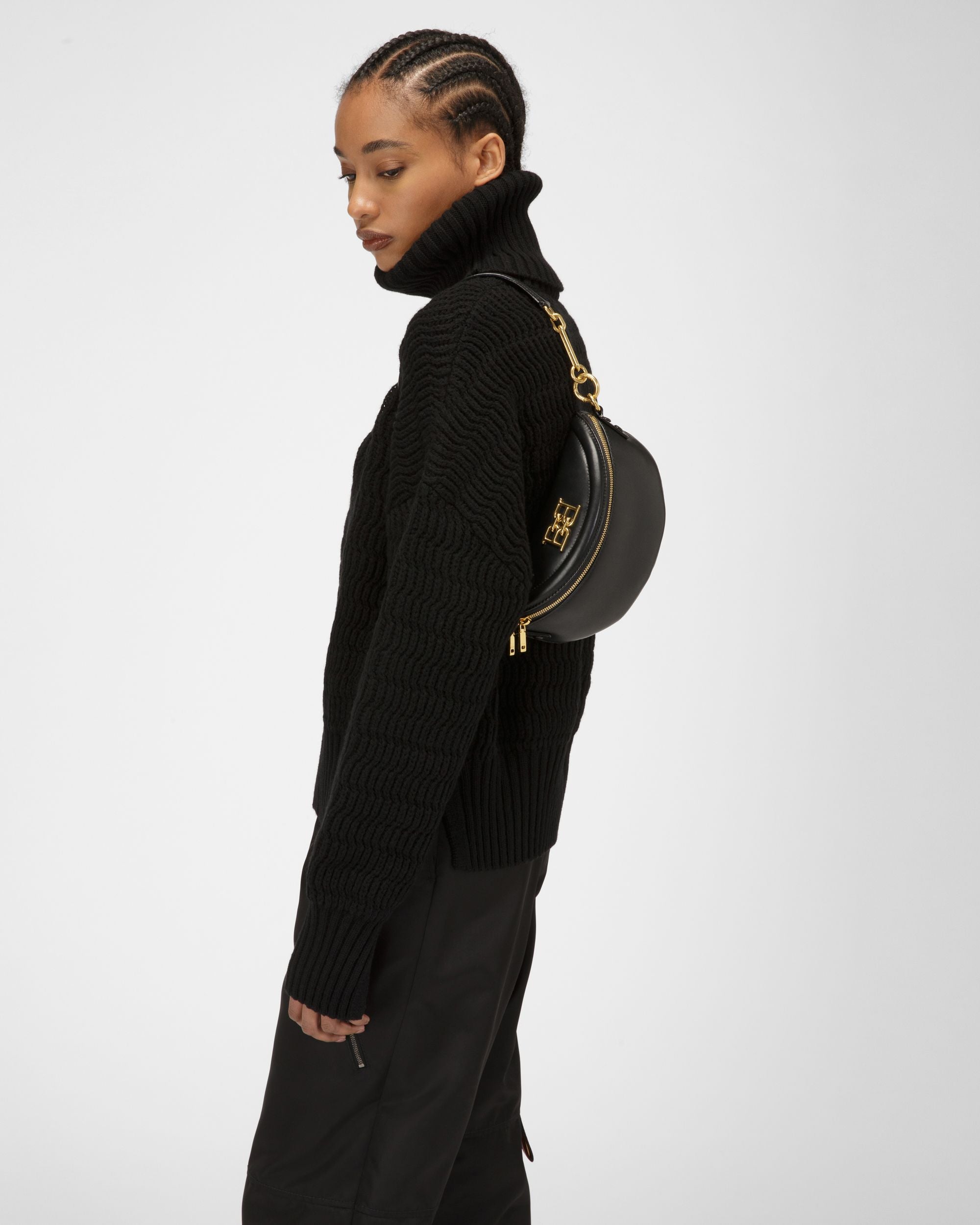 Breen Mini-Sac En Cuir Noir - Femme - Bally - 08
