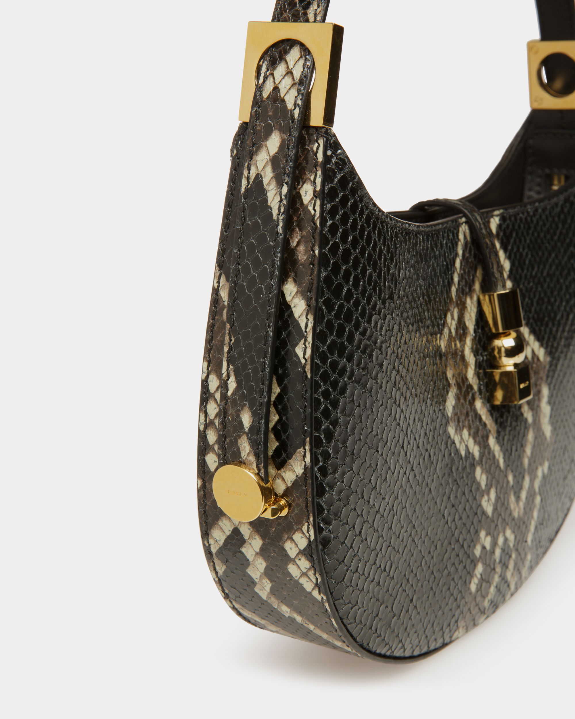Block Schultertasche Mit Python-Print - Damen - Bally - 05