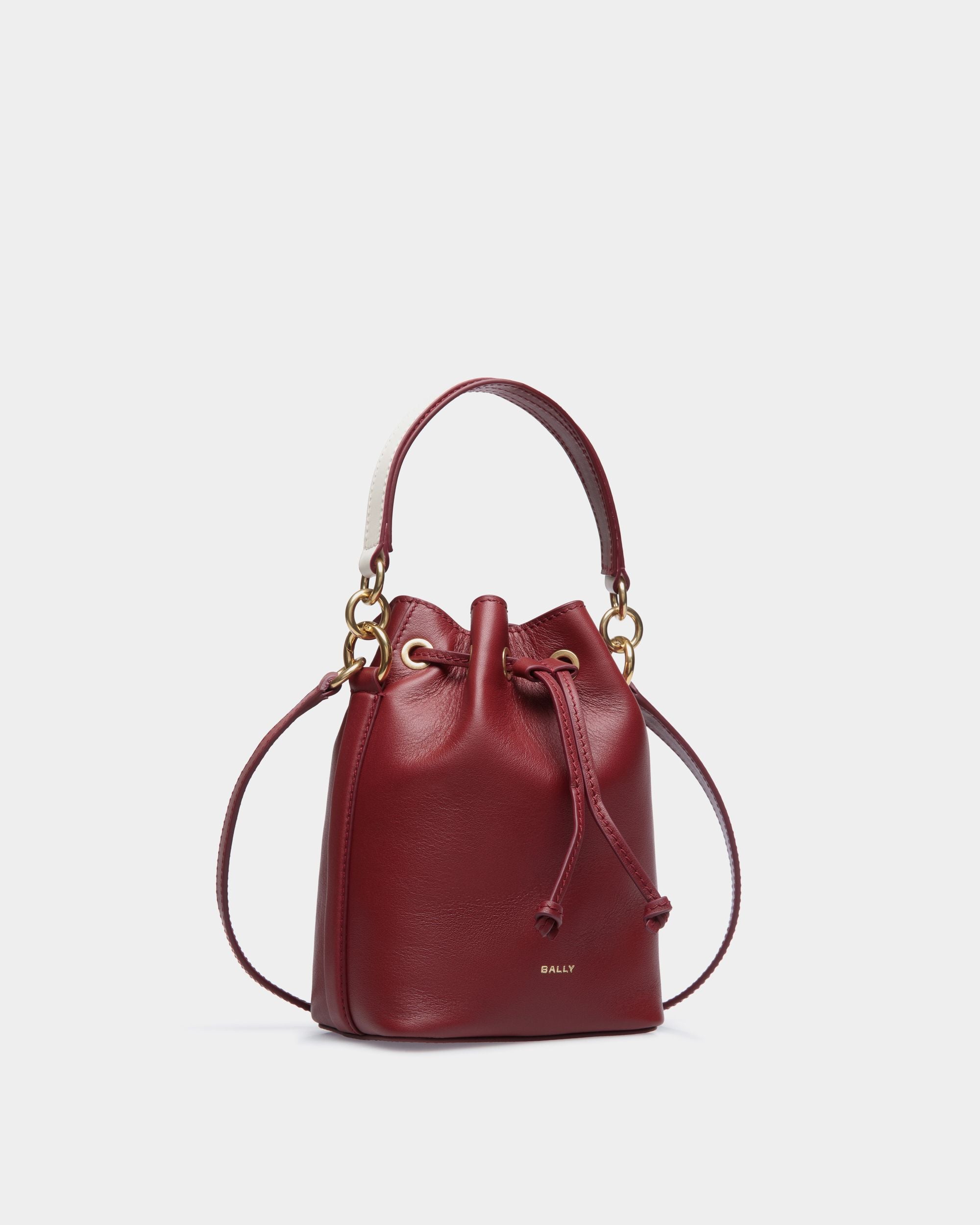 Code Bucket In Red Bovine - Femme - Bally - 03