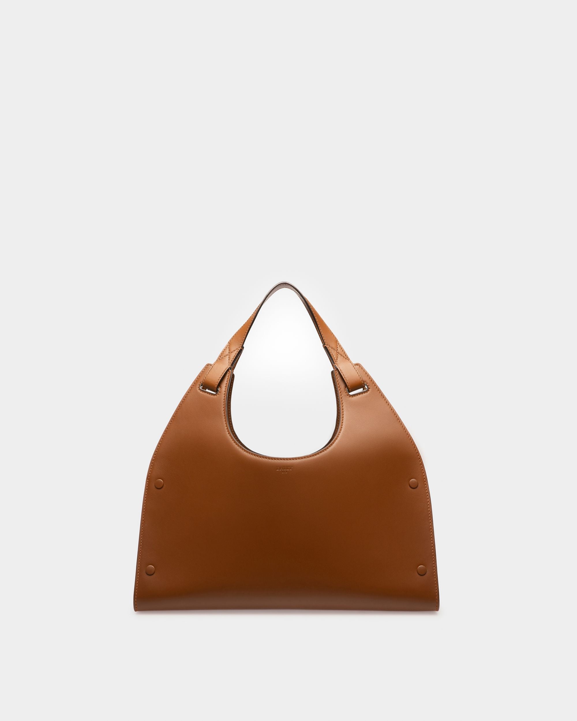 Ahres Schultertasche Aus Braunem Leder - Damen - Bally - 01