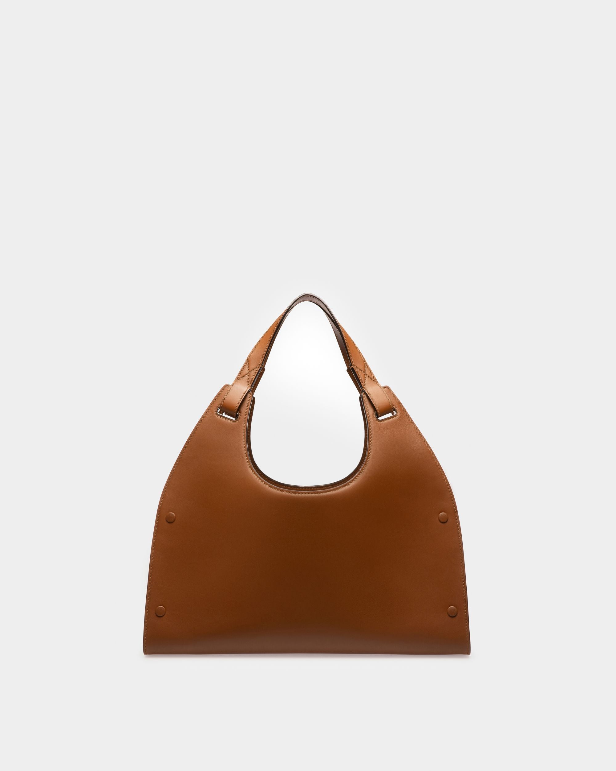 Ahres Schultertasche Aus Braunem Leder - Damen - Bally - 03