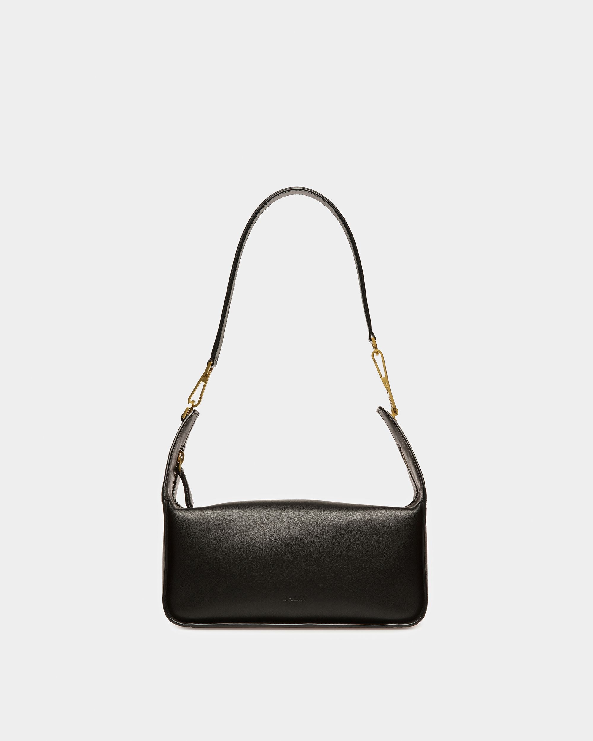 B-Hook Sac Porté Épaule En Cuir Noir - Femme - Bally - 08