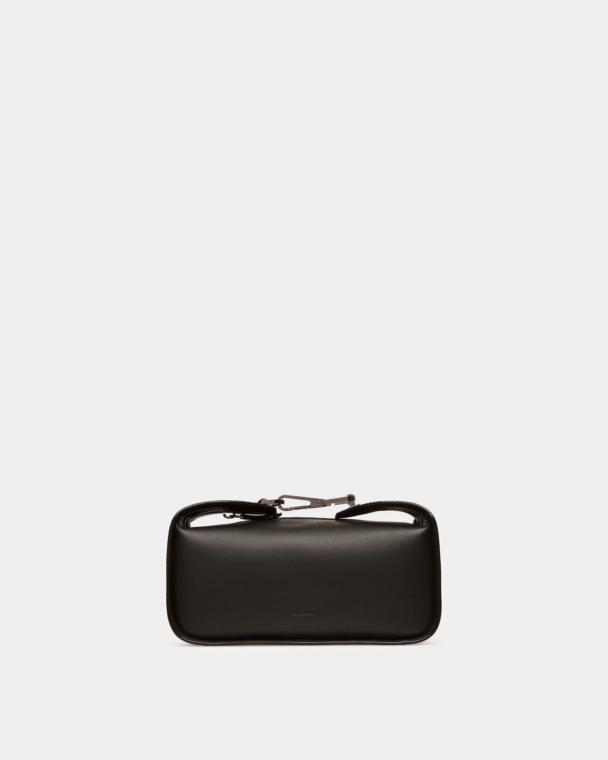 B-Hook Schultertasche Aus Leder In Schwarz - Damen - Bally - 01