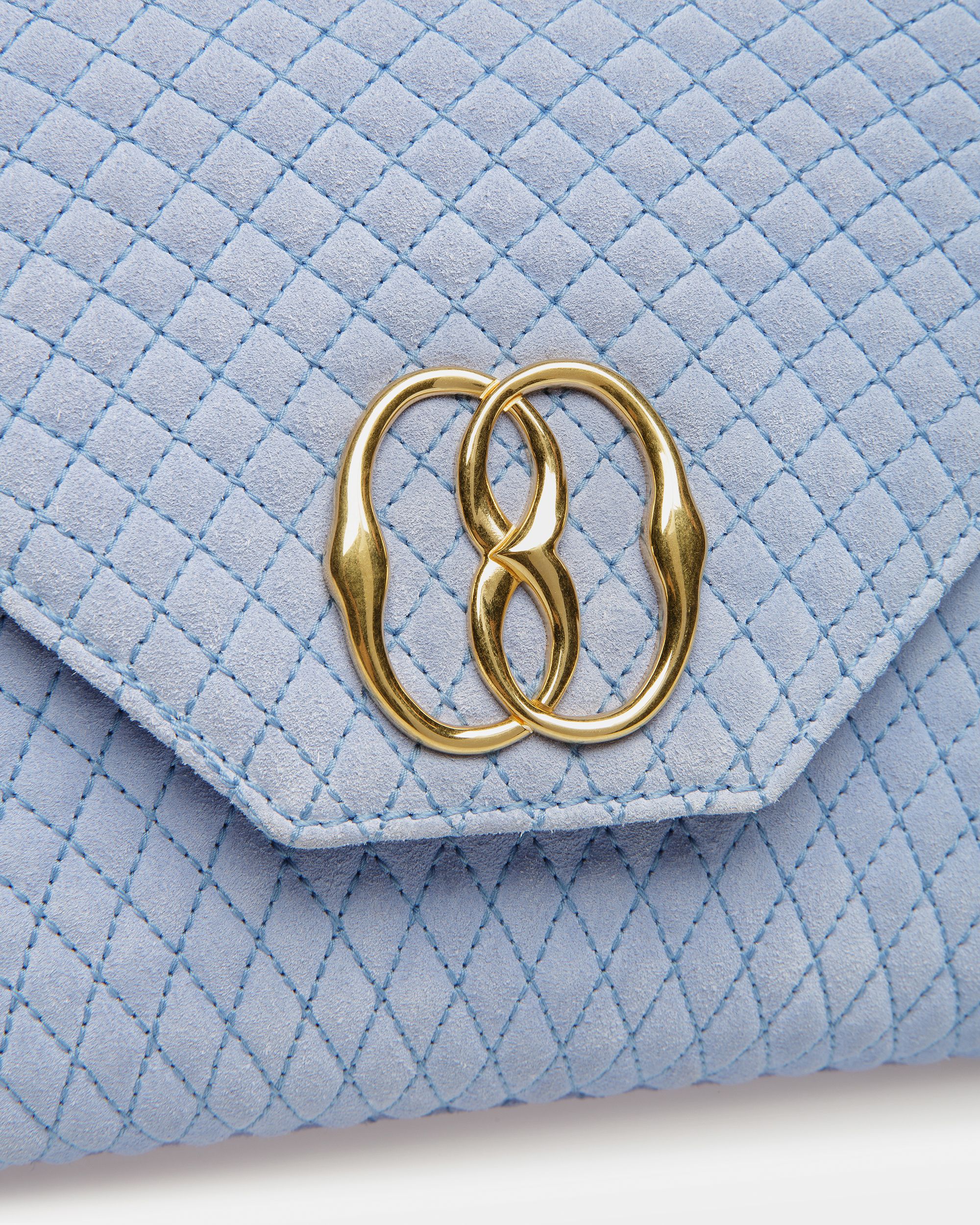 Emblem Henkeltasche Aus Gestepptem Veloursleder - Damen - Bally - 06