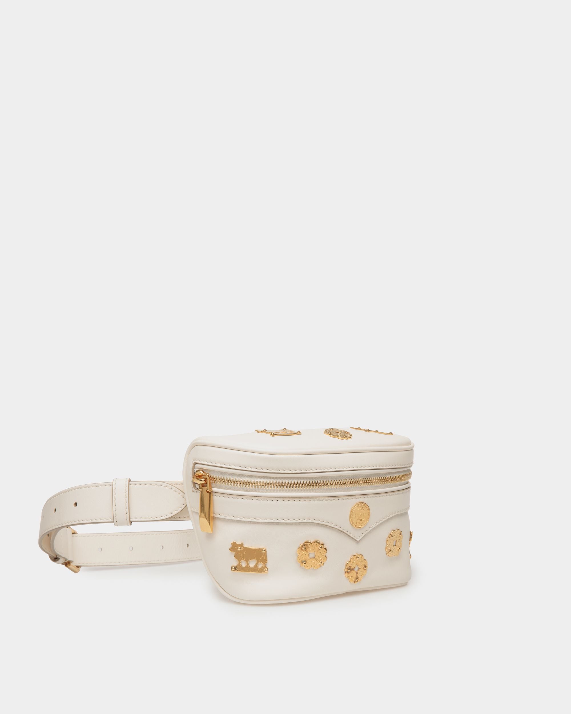 Sac Banane Mountain En Cuir Blanc - Femme - Bally - 04
