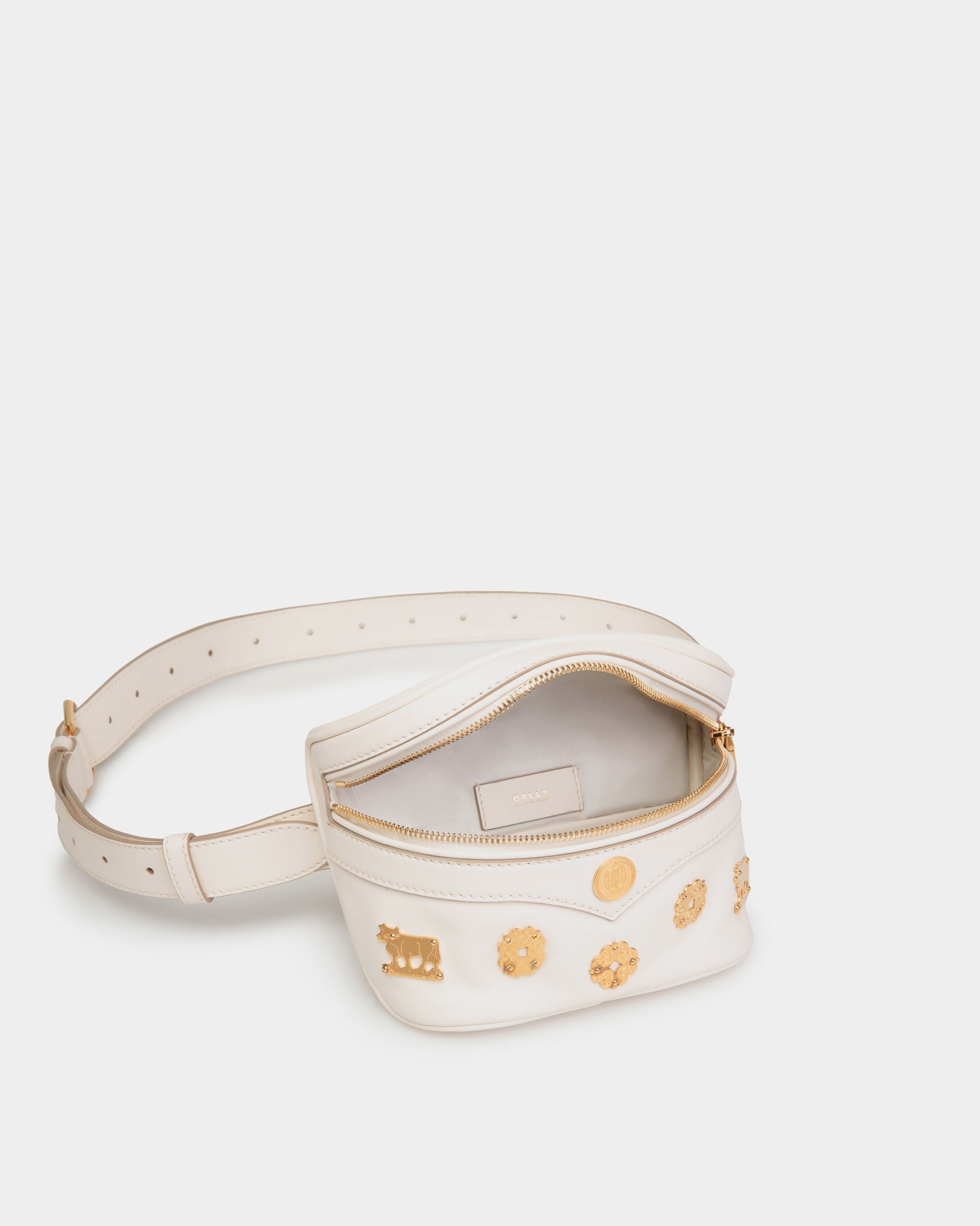 Sac Banane Mountain En Cuir Blanc - Femme - Bally - 05