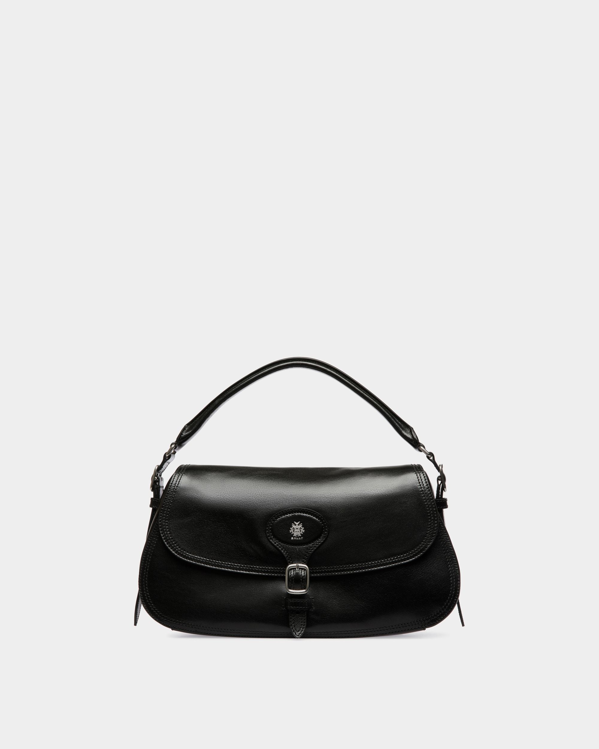 Beckett Schultertasche Aus Leder In Schwarz - Damen - Bally - 01