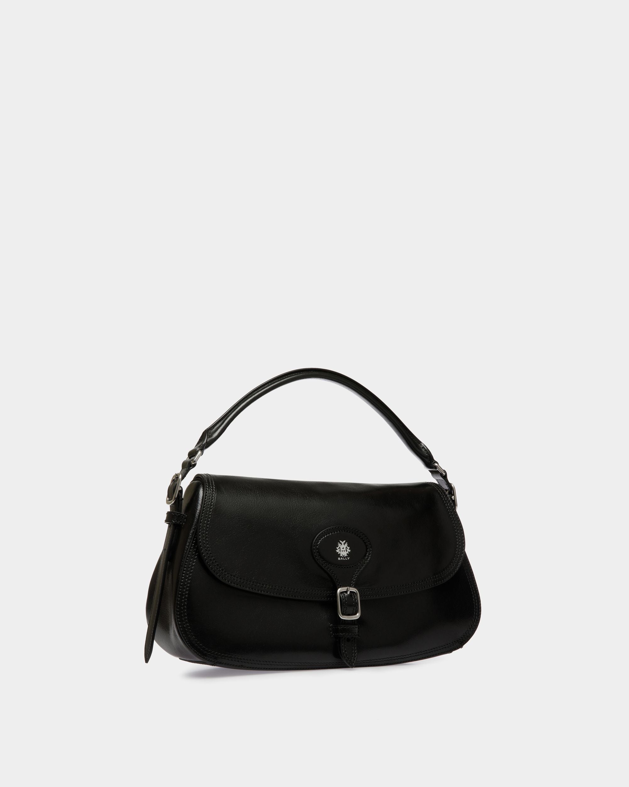 Beckett Schultertasche Aus Leder In Schwarz - Damen - Bally - 04