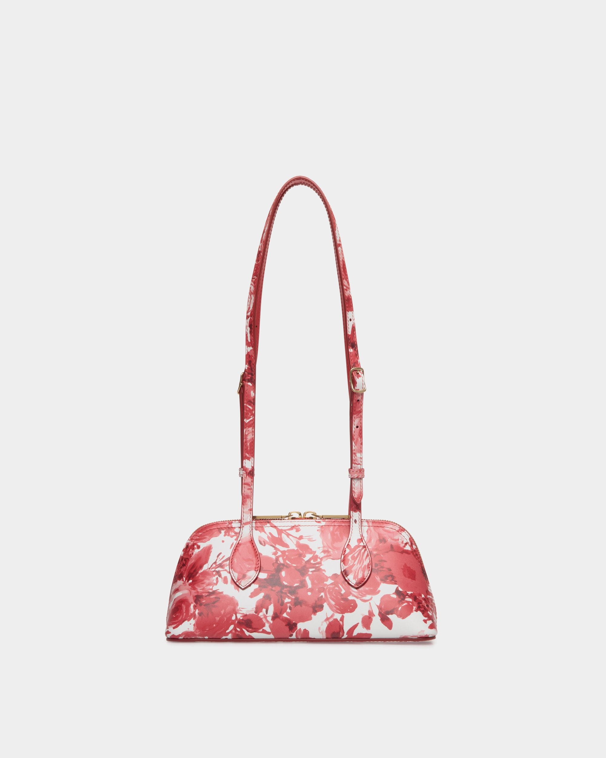 Minibolso Ray De Piel Con Estampado Rosengarten - Mujer - Bally - 02