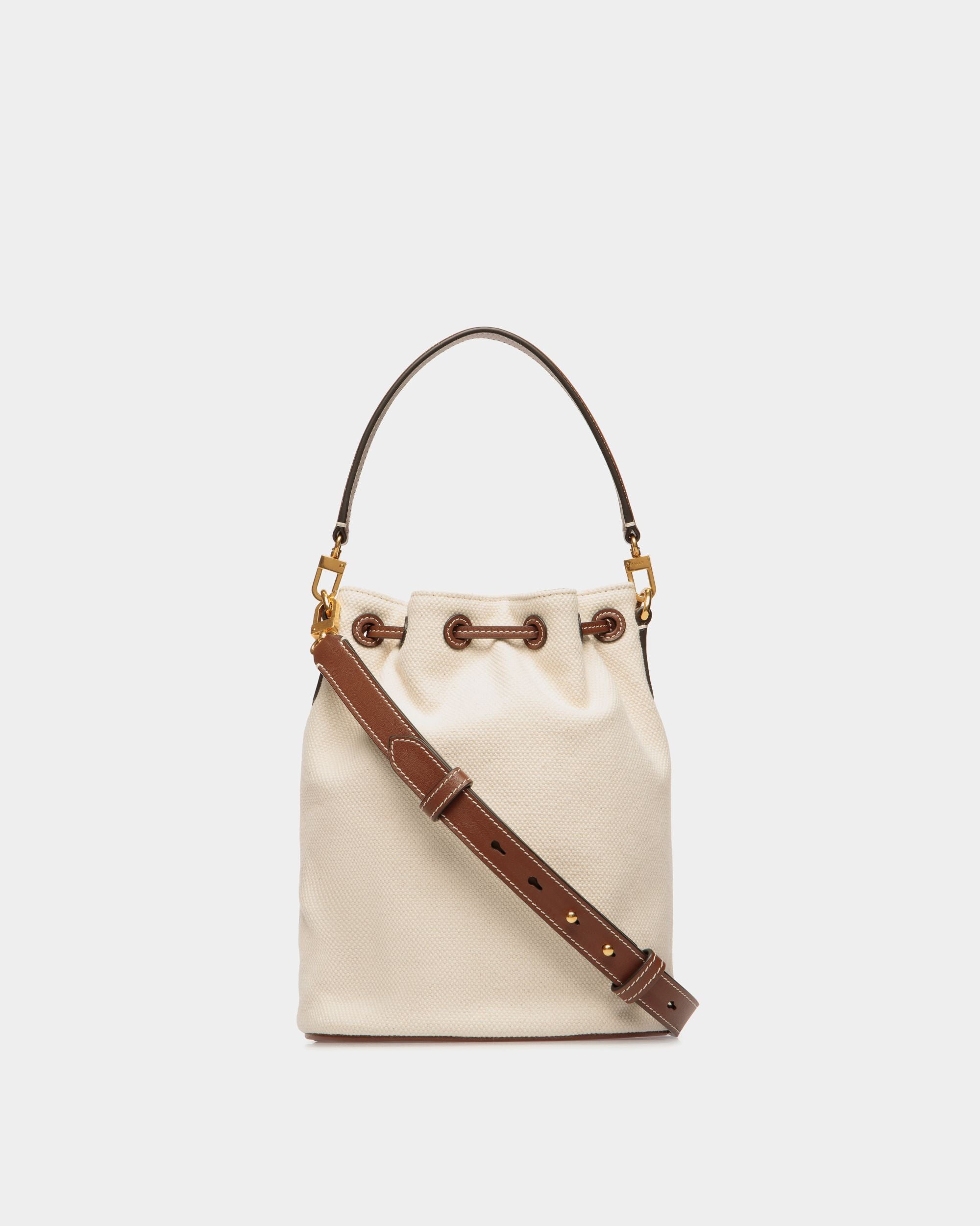 Beuteltasche Akelei Aus Canvas In Natur - Damen - Bally - 03
