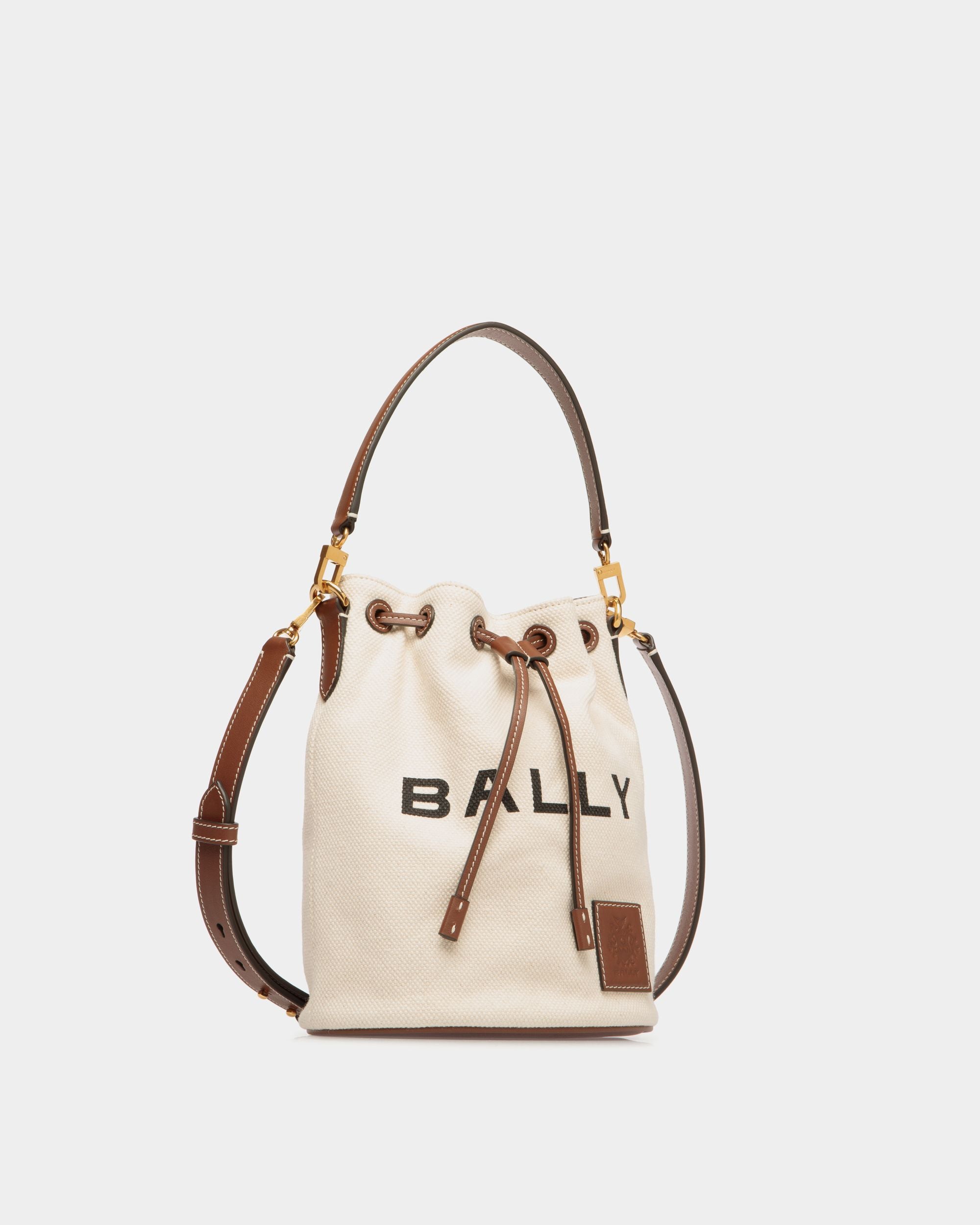 Beuteltasche Akelei Aus Canvas In Natur - Damen - Bally - 04