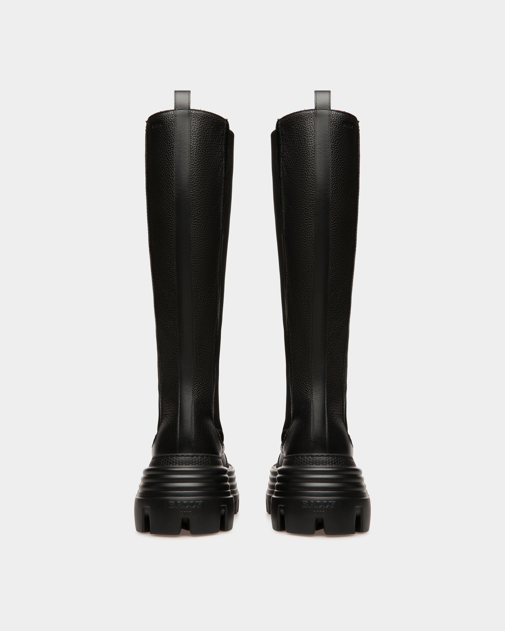Galeen Hohe Stiefel Aus Schwarzem Leder - Damen - Bally - 04