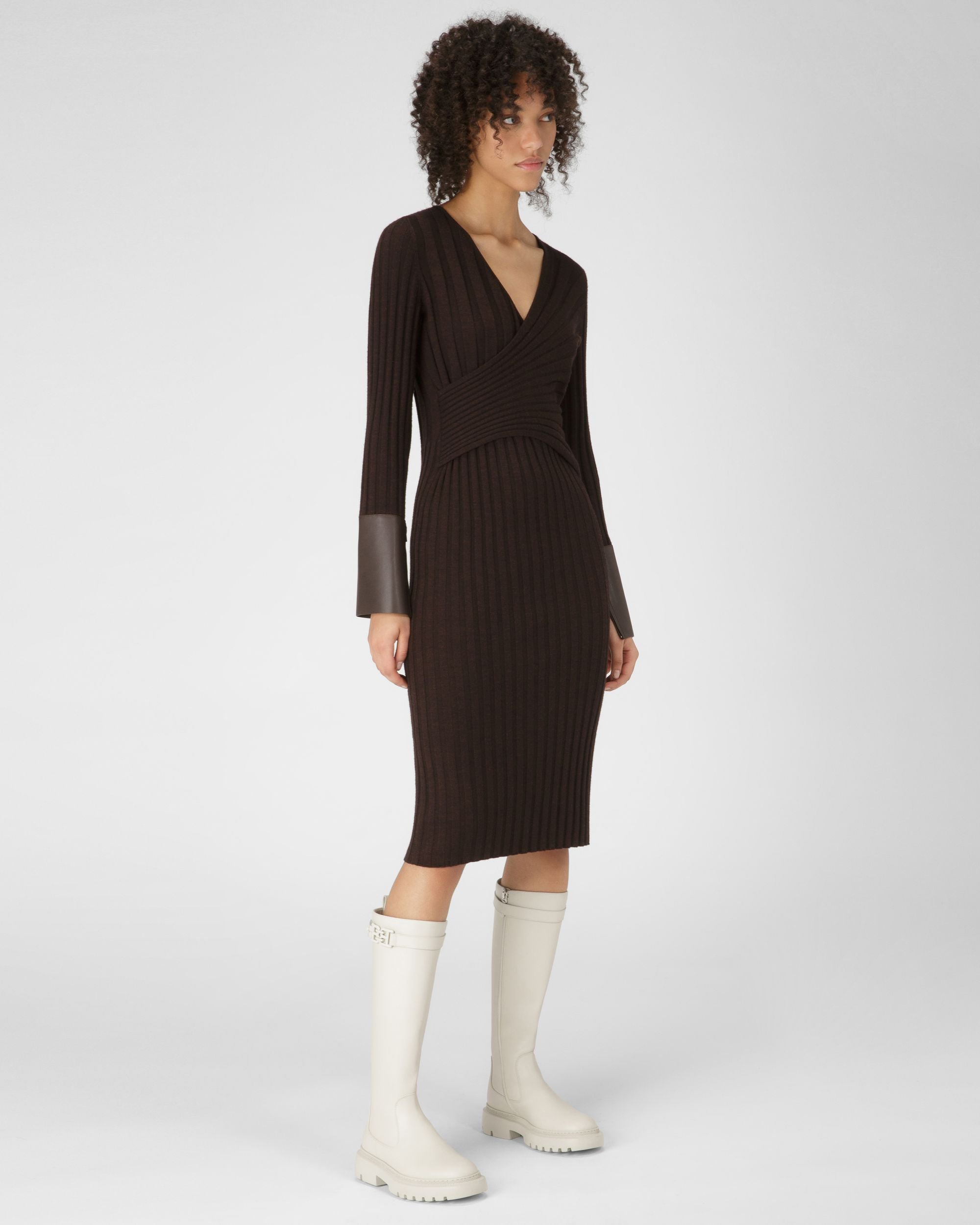 Gaila Leather Boots In Denty White - Women's - Bally - 06