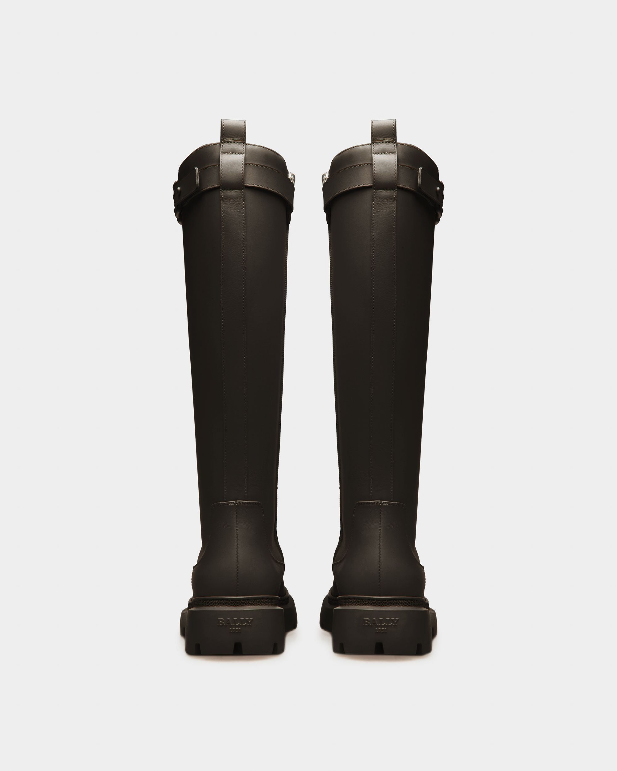 Gaila Leather Boots In Black - Women's - Bally - 03