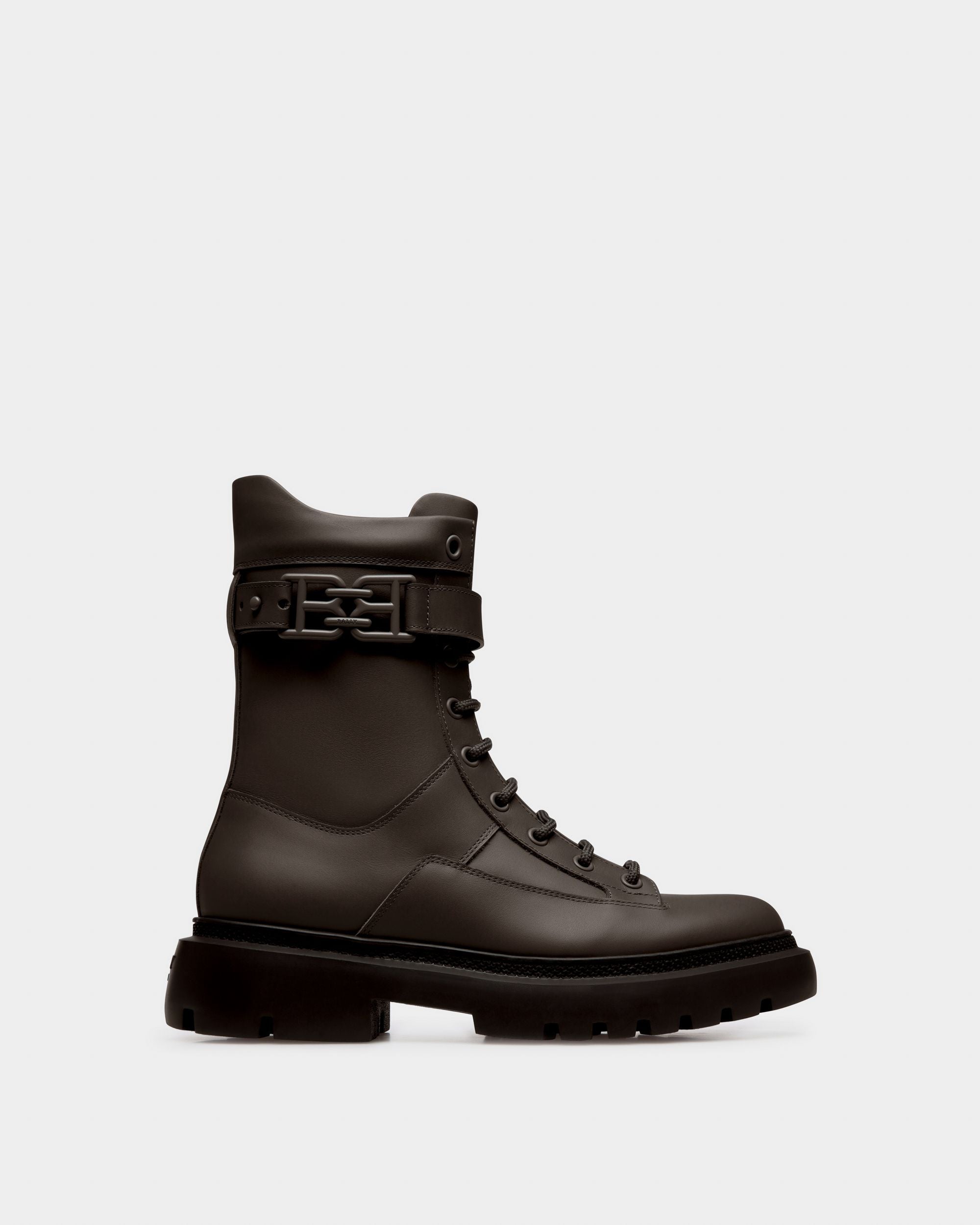 Gioele Booties In Black Leather - Women's - Bally - 01