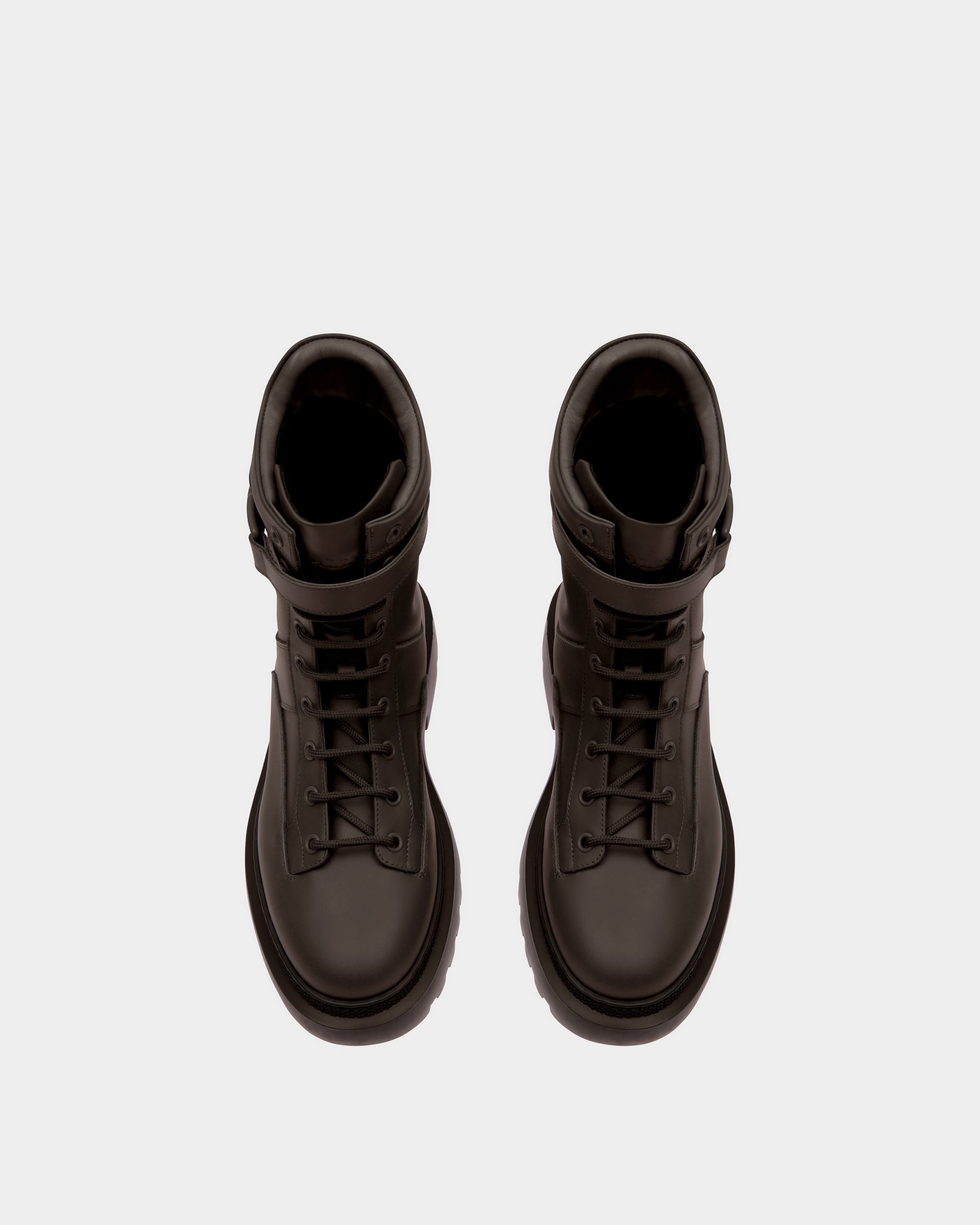 Gioele Booties In Black Leather - Women's - Bally - 02