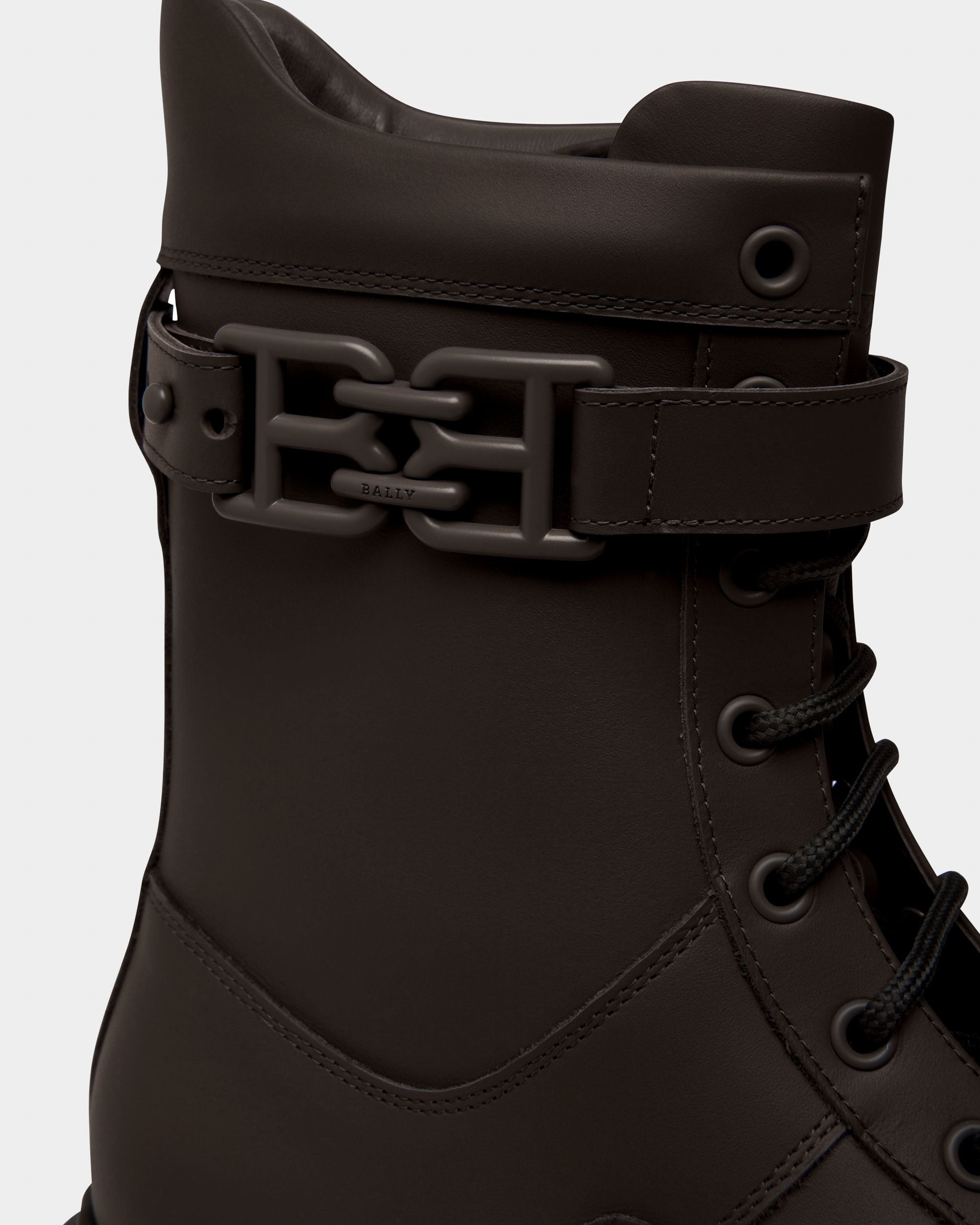 Gioele Booties In Black Leather - Women's - Bally - 05