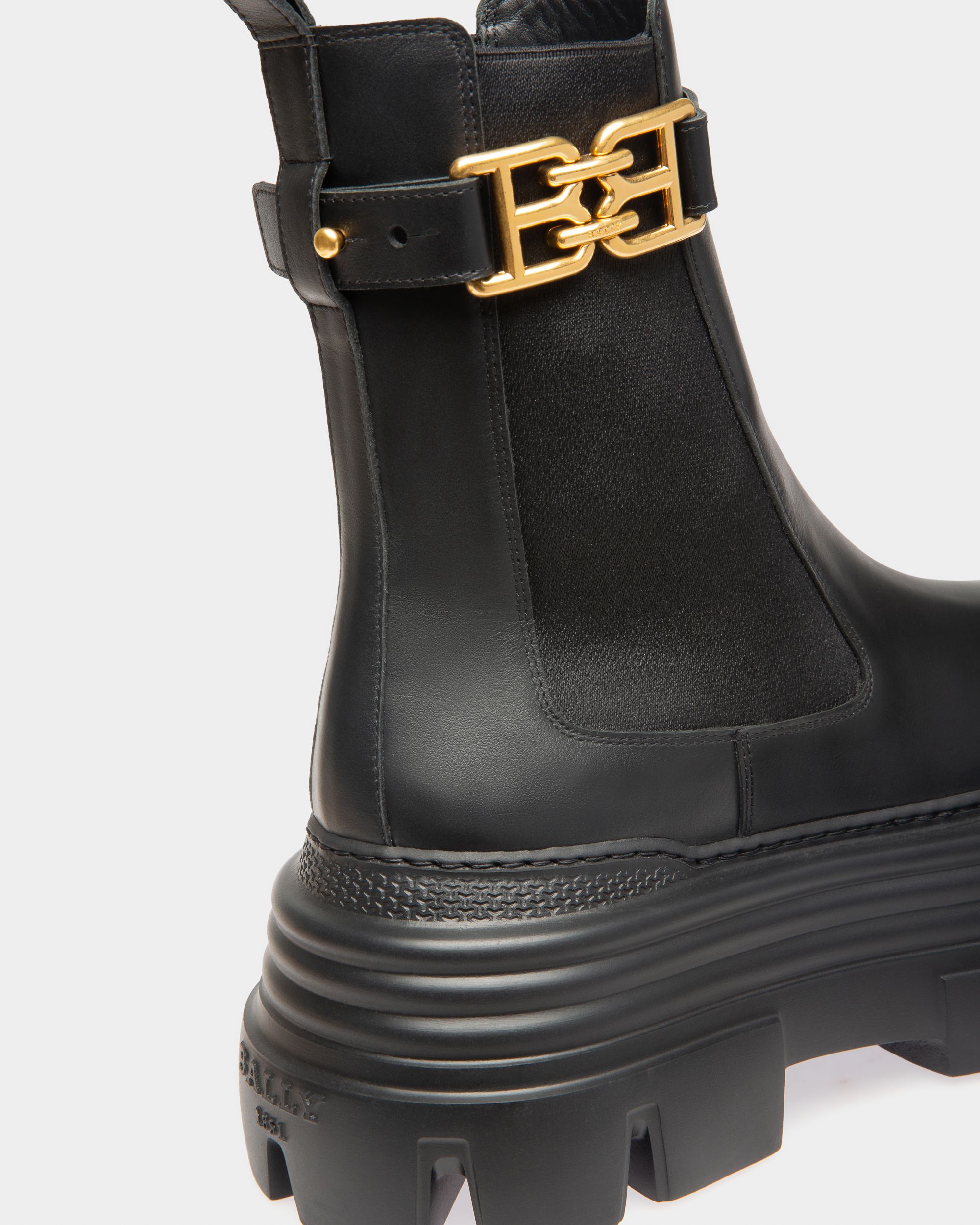 Greby Bottines En Cuir Noir - Femme - Bally - 05