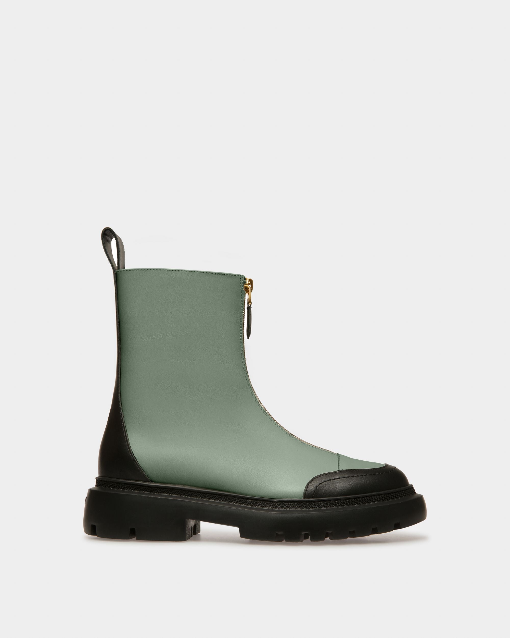Giuli Bottines En Cuir Vert - Femme - Bally - 01