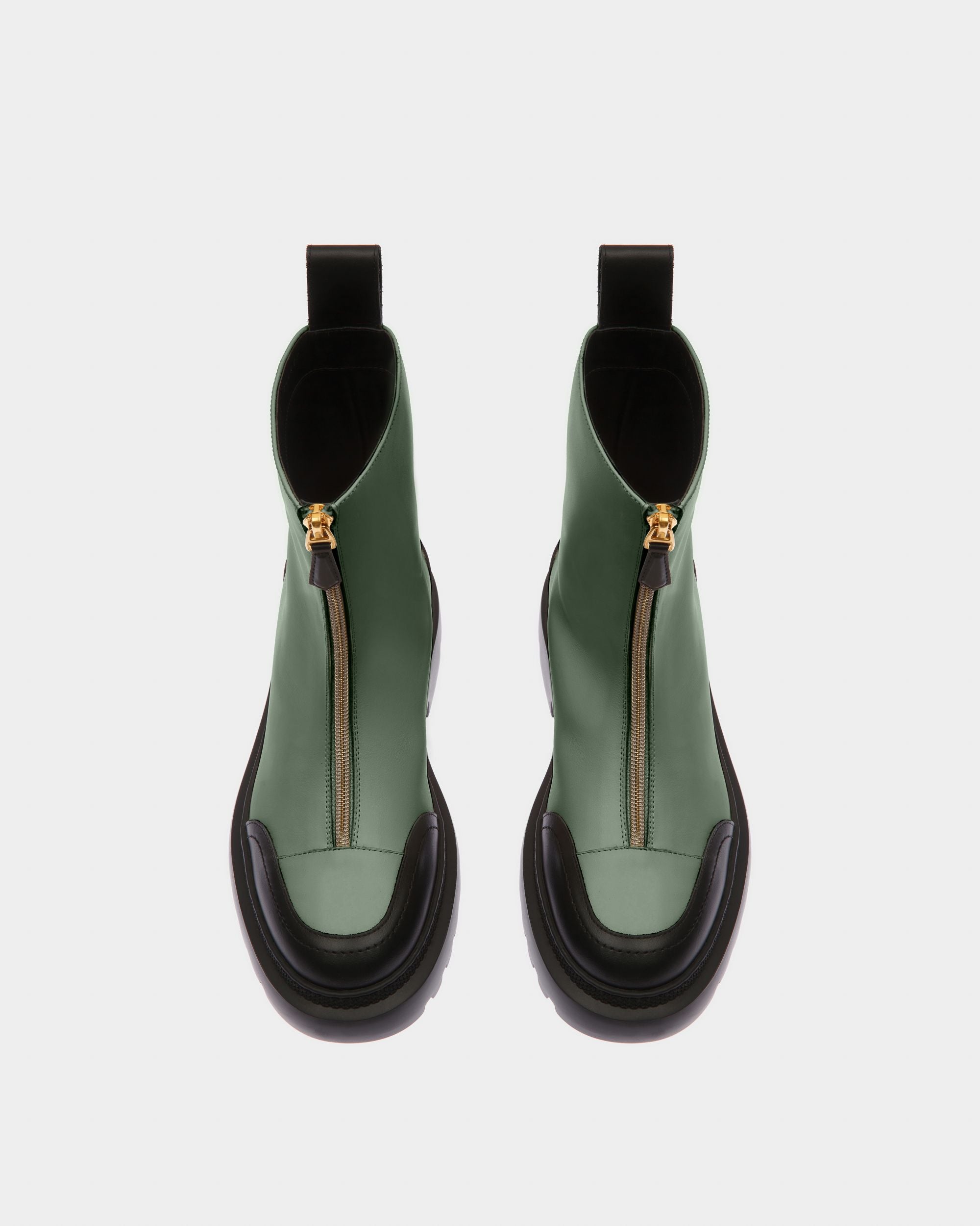 Giuli Bottines En Cuir Vert - Femme - Bally - 02