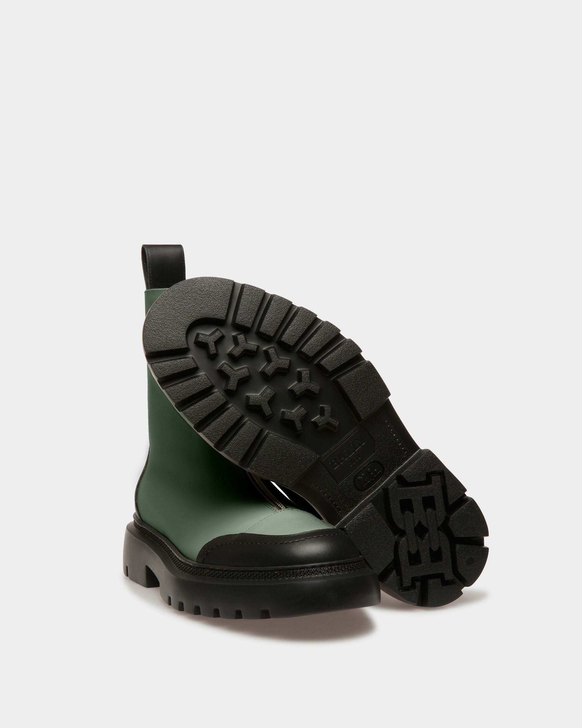 Giuli Bottines En Cuir Vert - Femme - Bally - 05